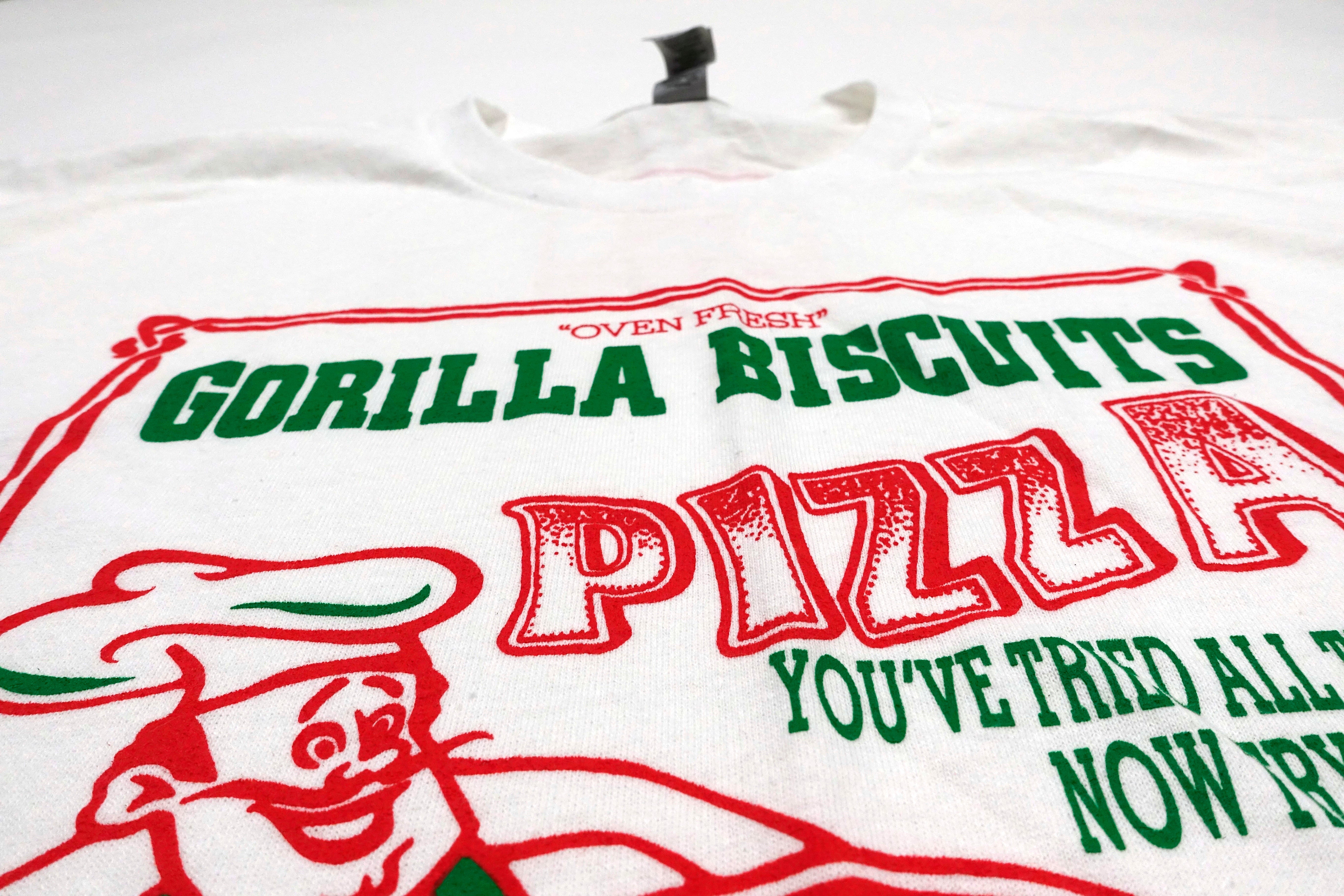 Gorilla Biscuits ‎– Oven Fresh Pizza Shirt Size Large