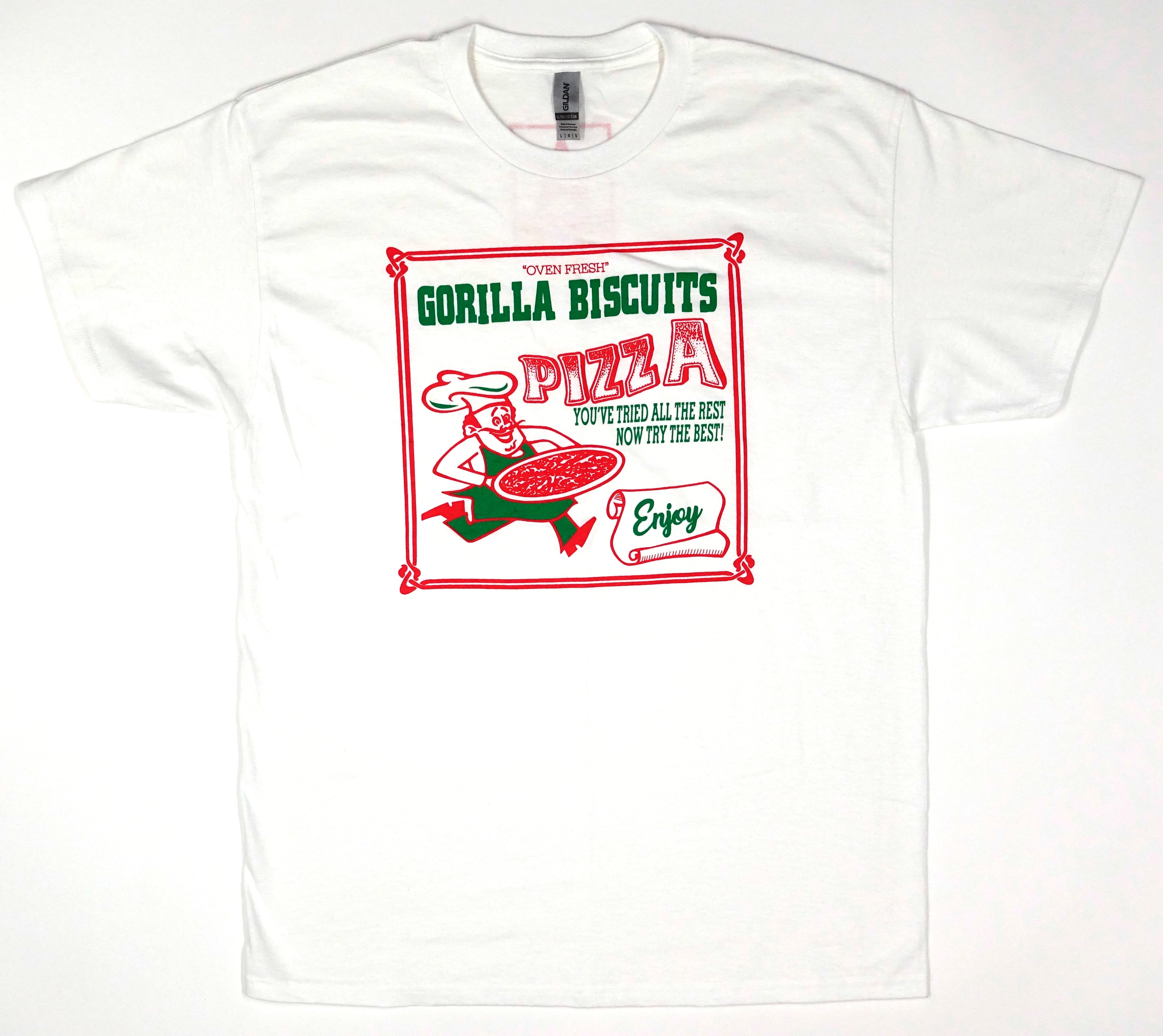 Gorilla Biscuits ‎– Oven Fresh Pizza Shirt Size Large