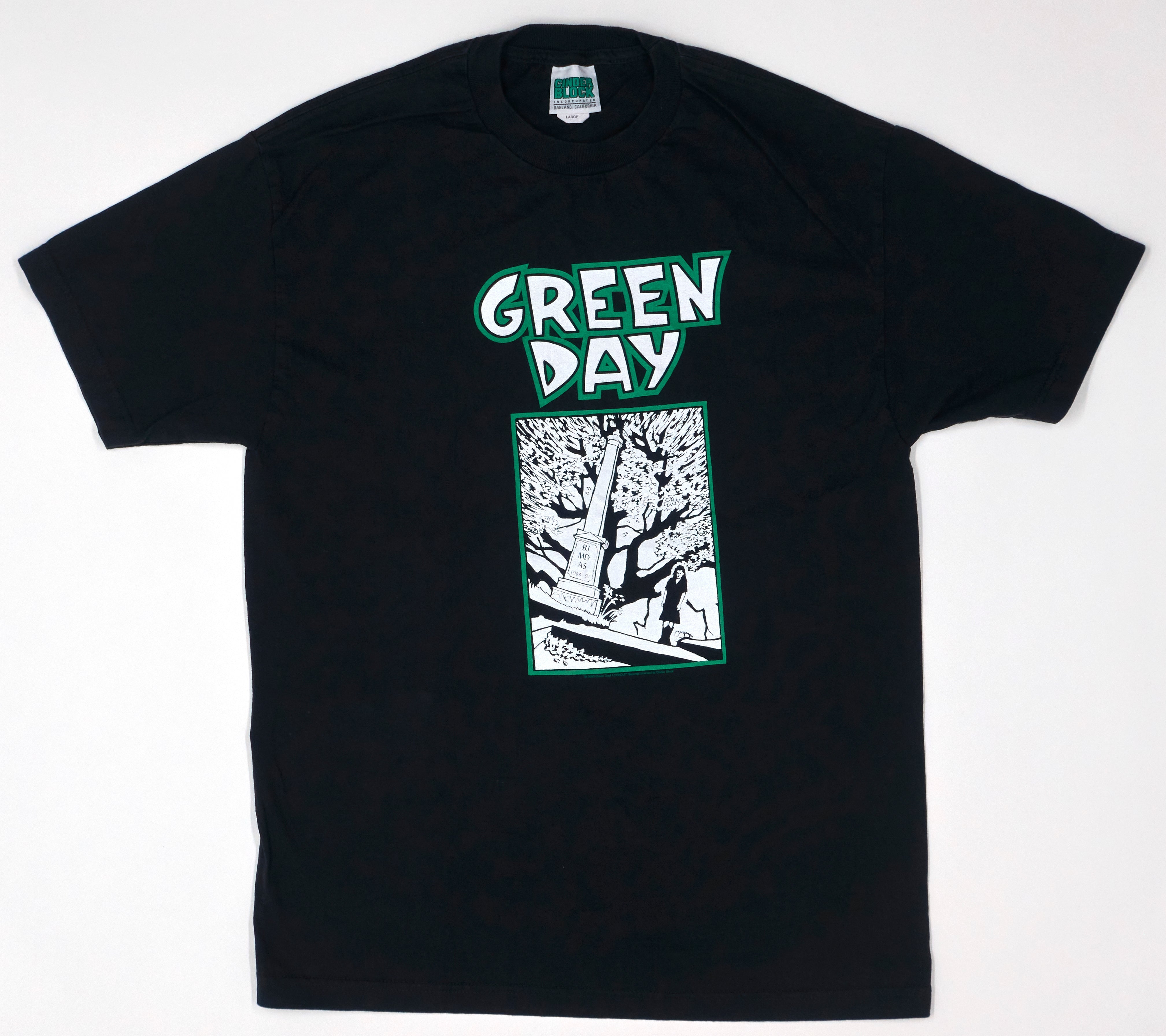 Green Day - 39/Smooth ©2003 Shirt (Cindeblock) Size Large