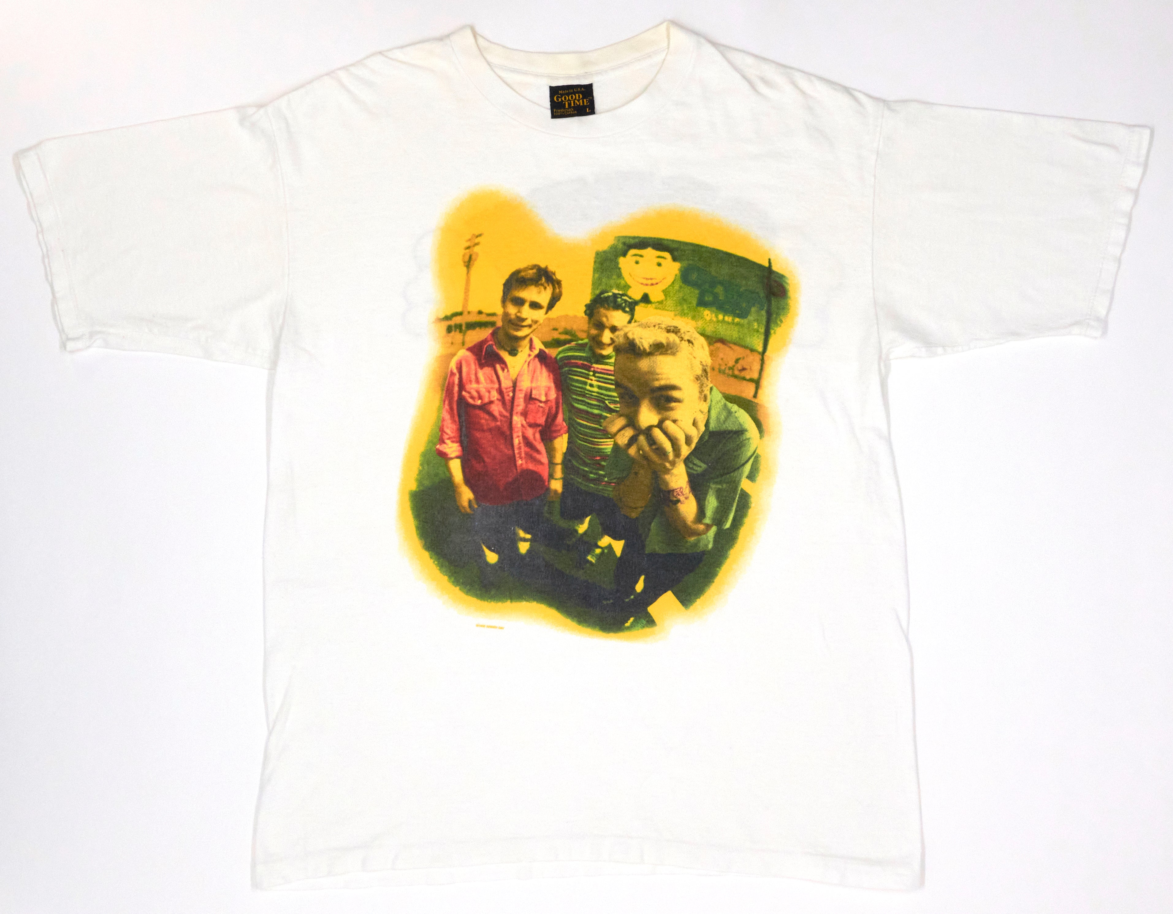 Green Day - Dookie Band Photo 1995 Tour Shirt Size Large