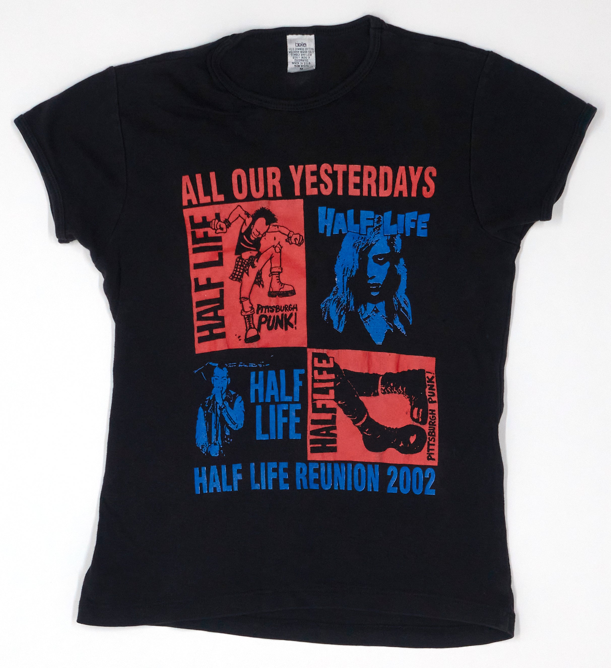 Half life - All Our Yesterdays 2002 Tour Shirt Size Women's Medium