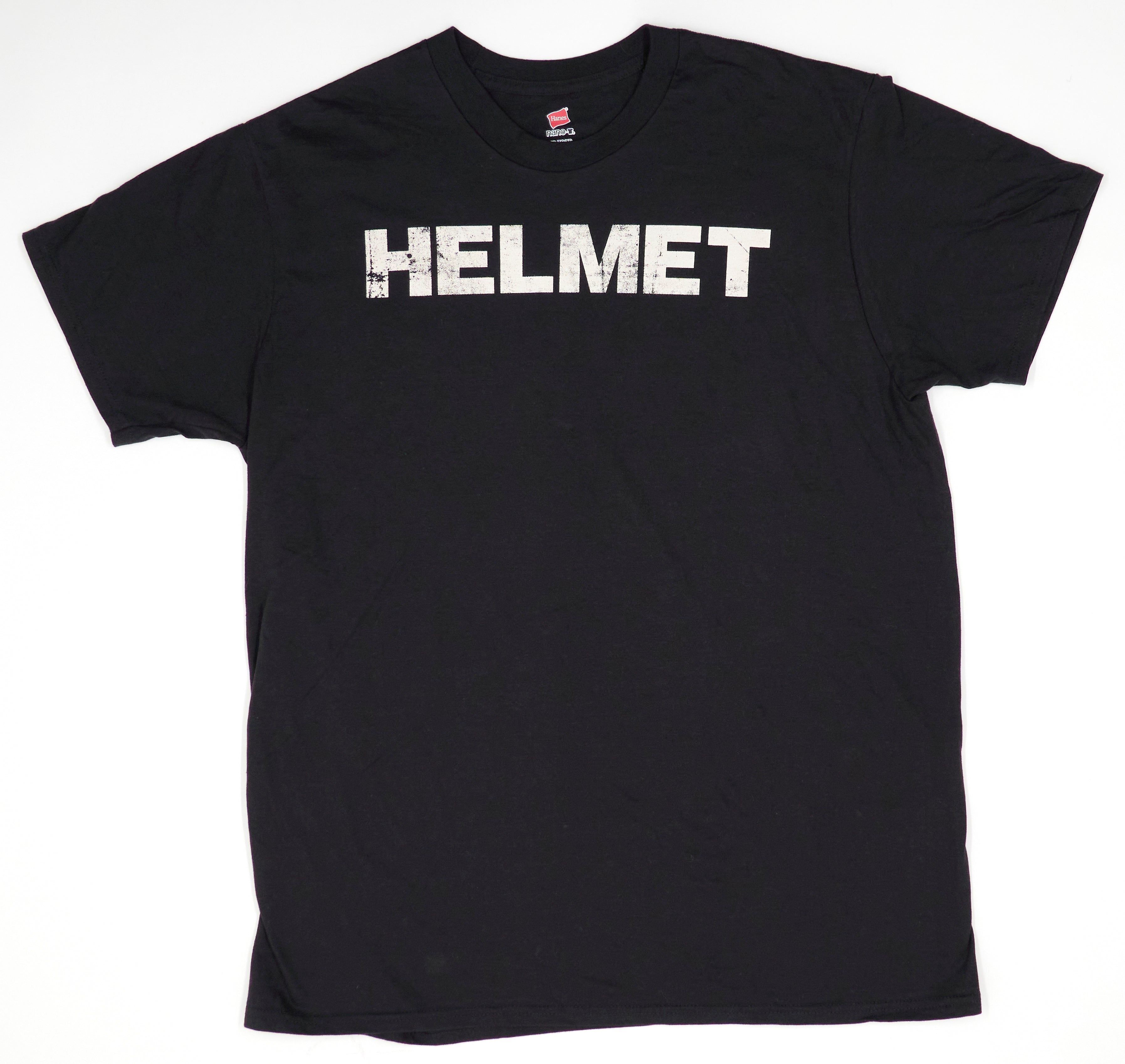 Helmet - Helmet Distressed Logo 00's Tour Shirt Size XL