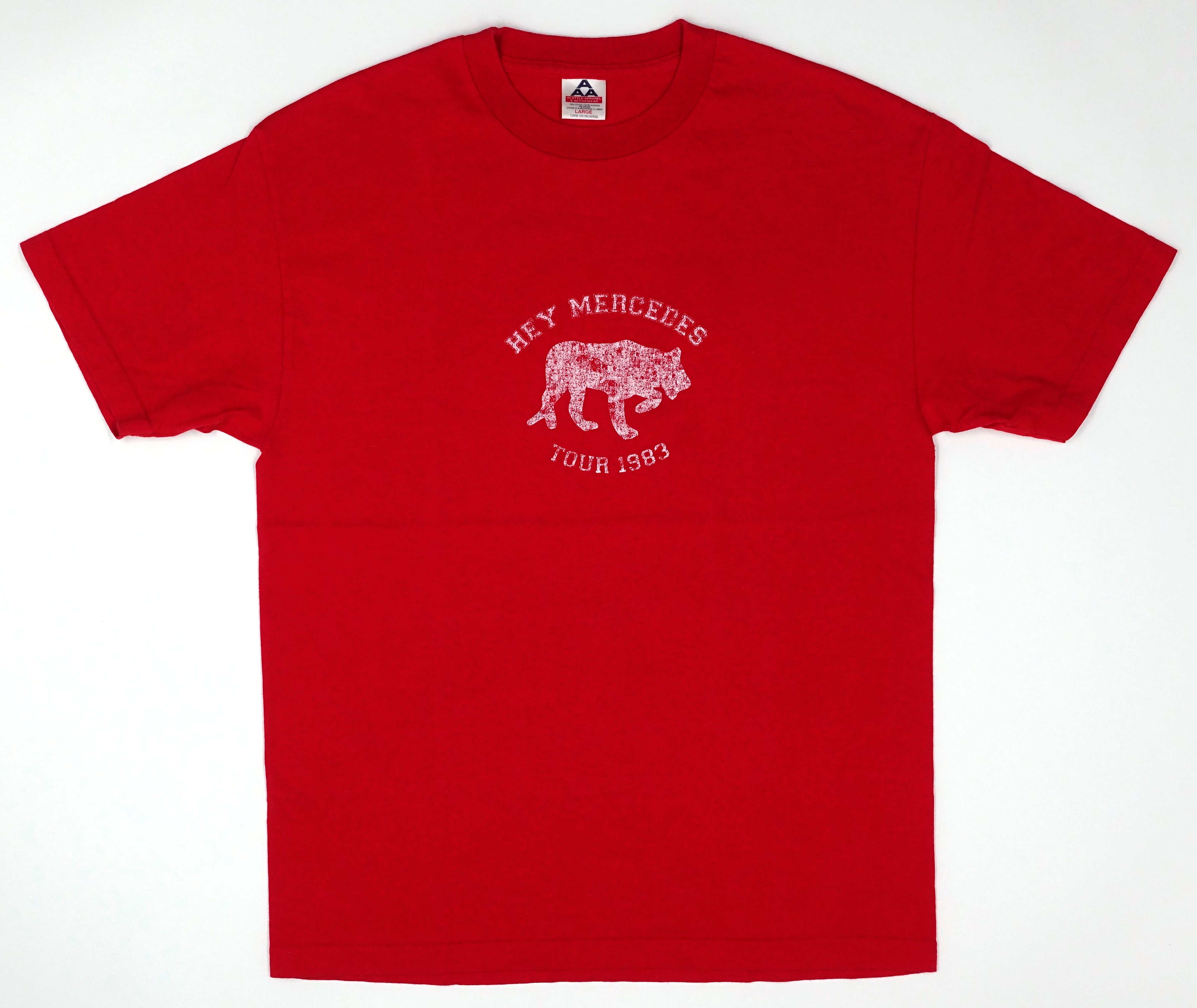 Hey Mercedes – Lion Everynight Fire Works 2001 Tour Shirt Size Large