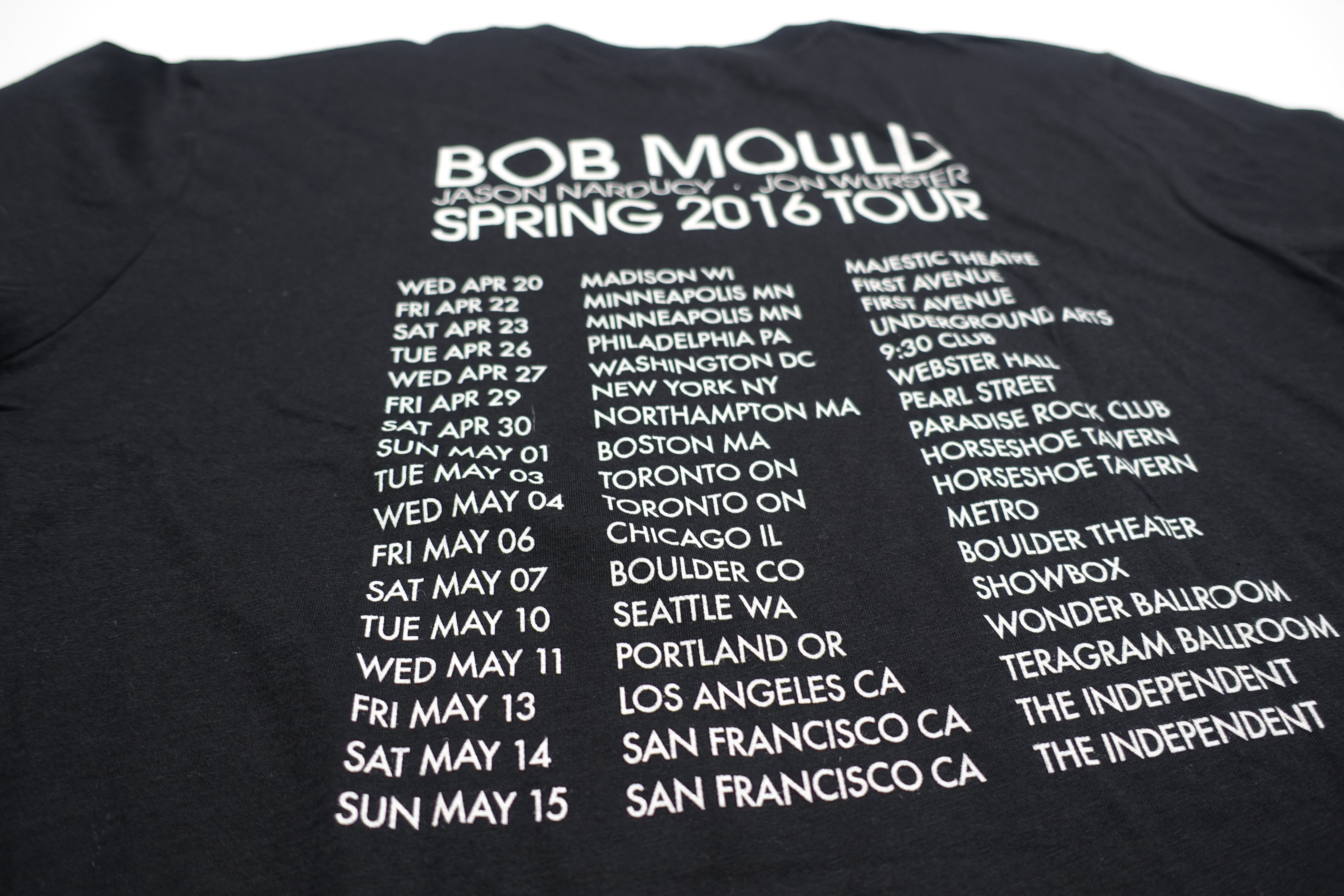 Bob Mould - Patch The Sky 2016 Tour Shirt Size XL