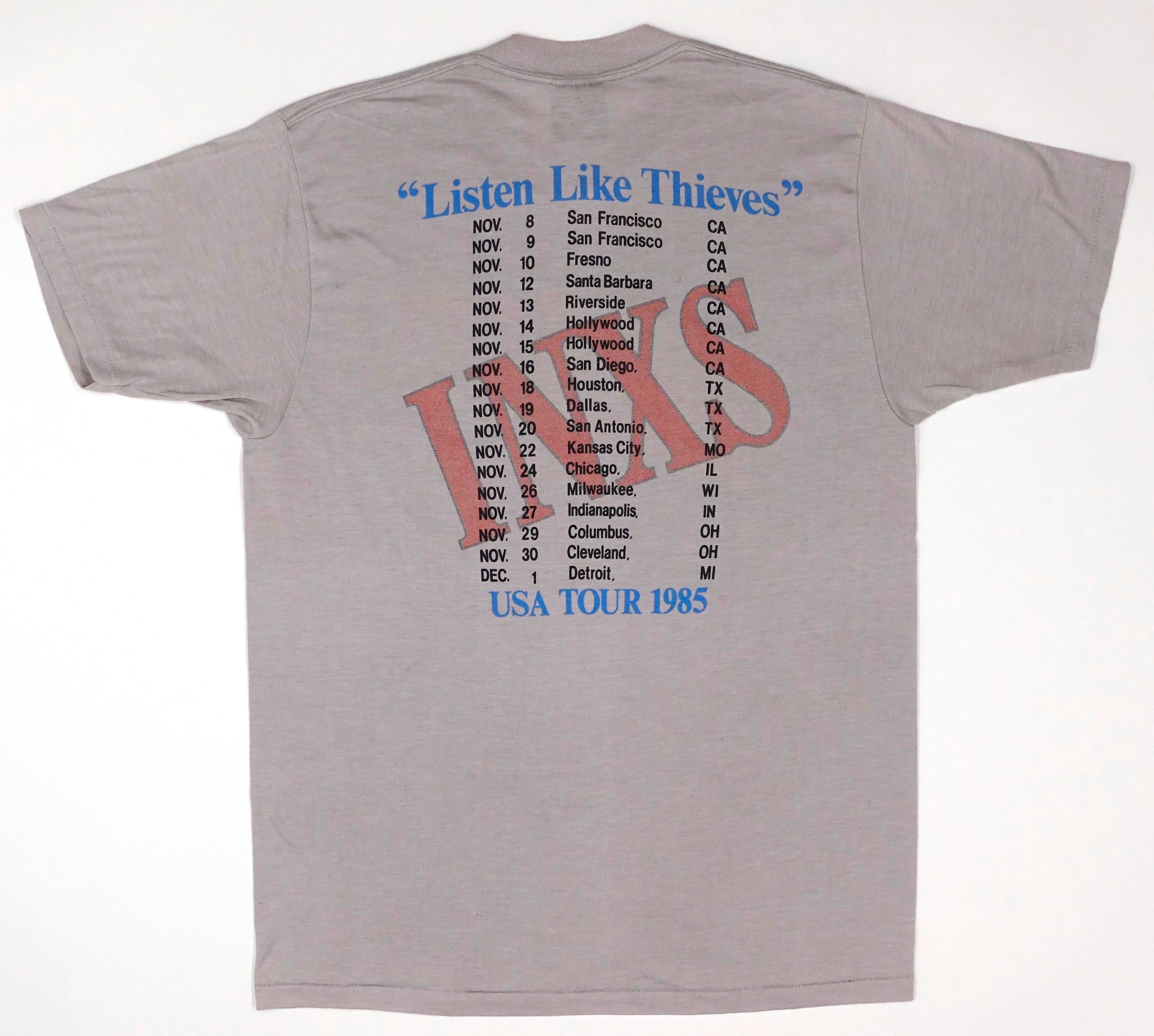INXS - Listen Like Thieves 1985 USA Tour Shirt Size XL