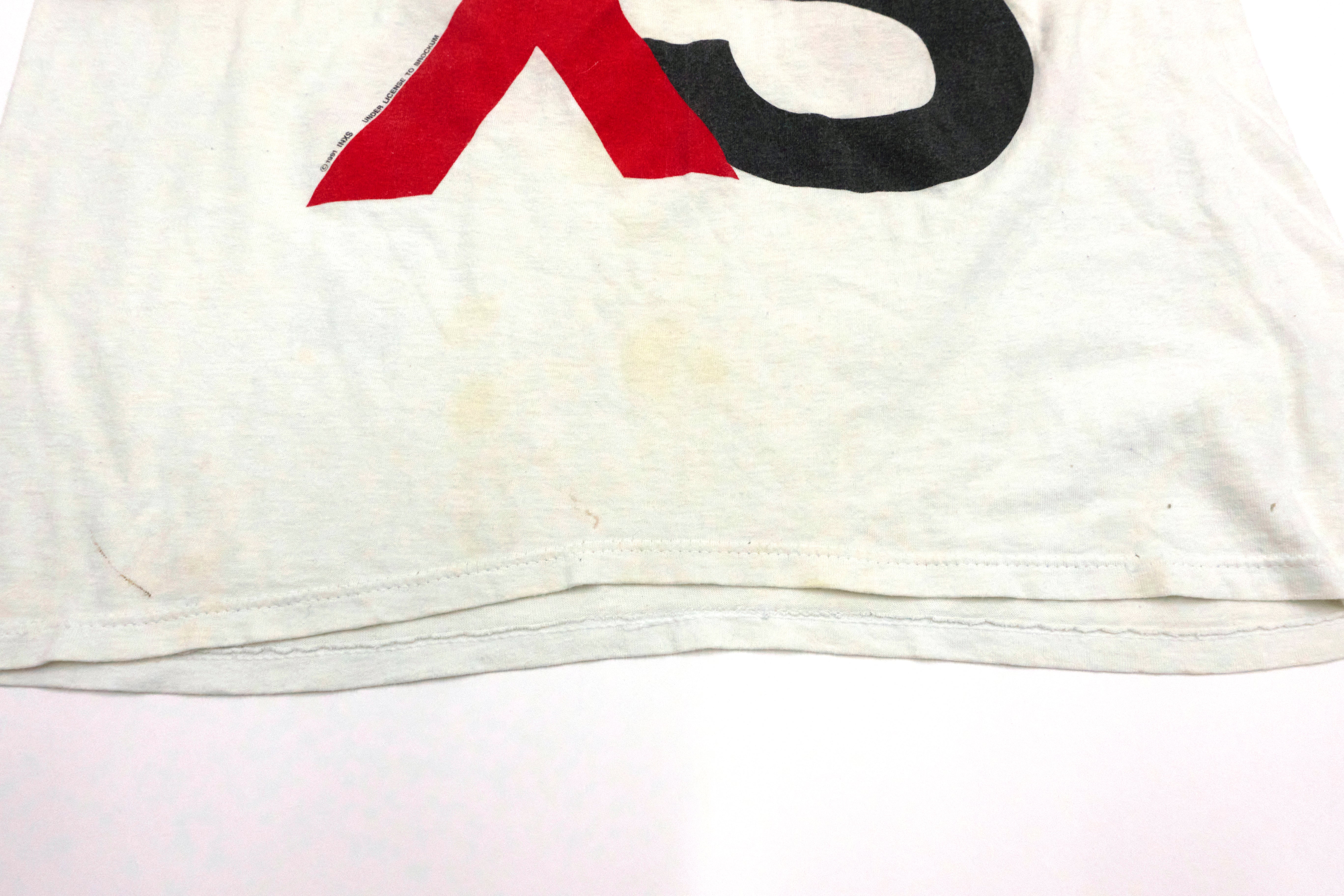 INXS - X North American 1991 Tour Shirt Size Large