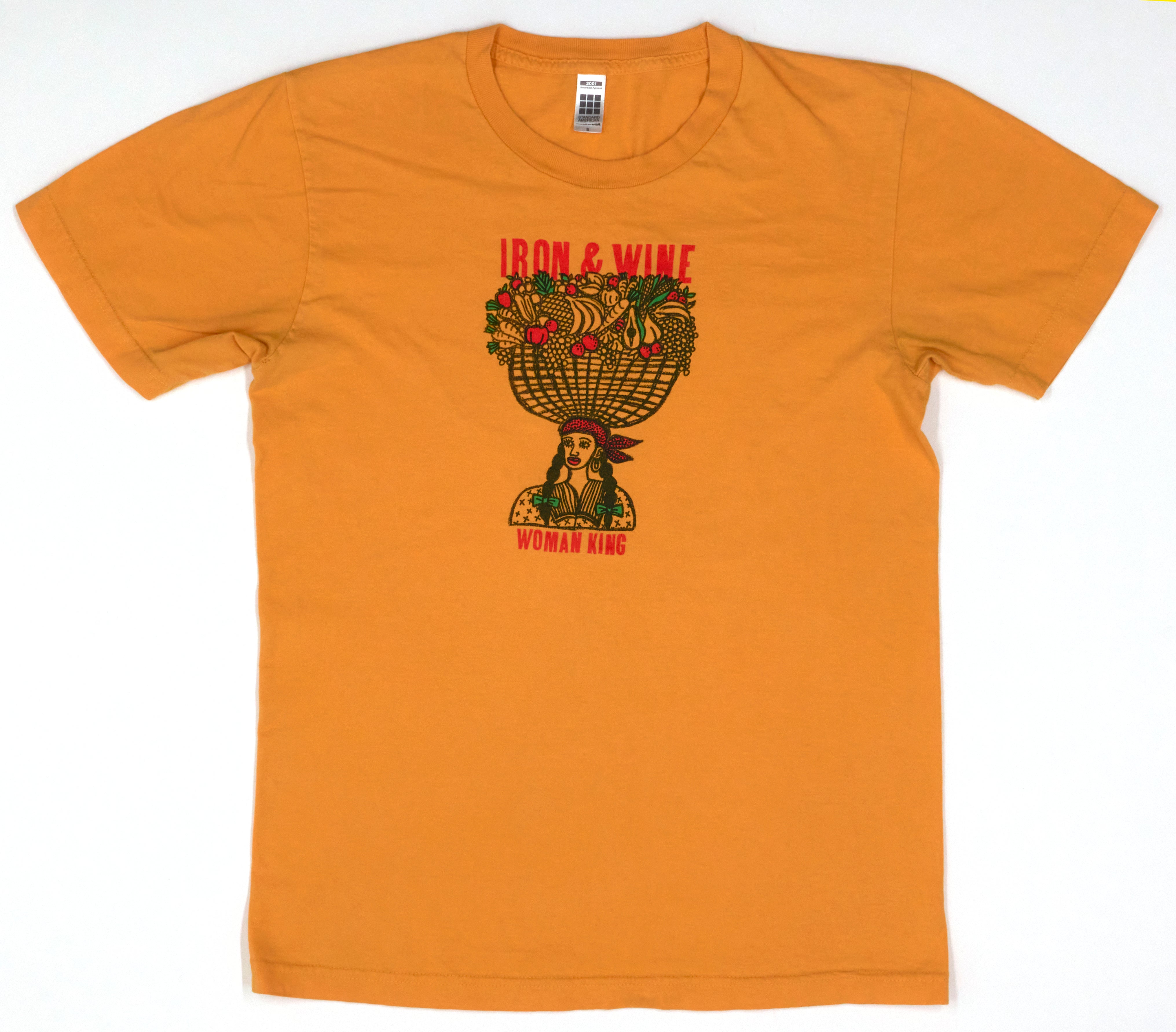 Iron & Wine - Woman King 2005 Tour Shirt Size Small