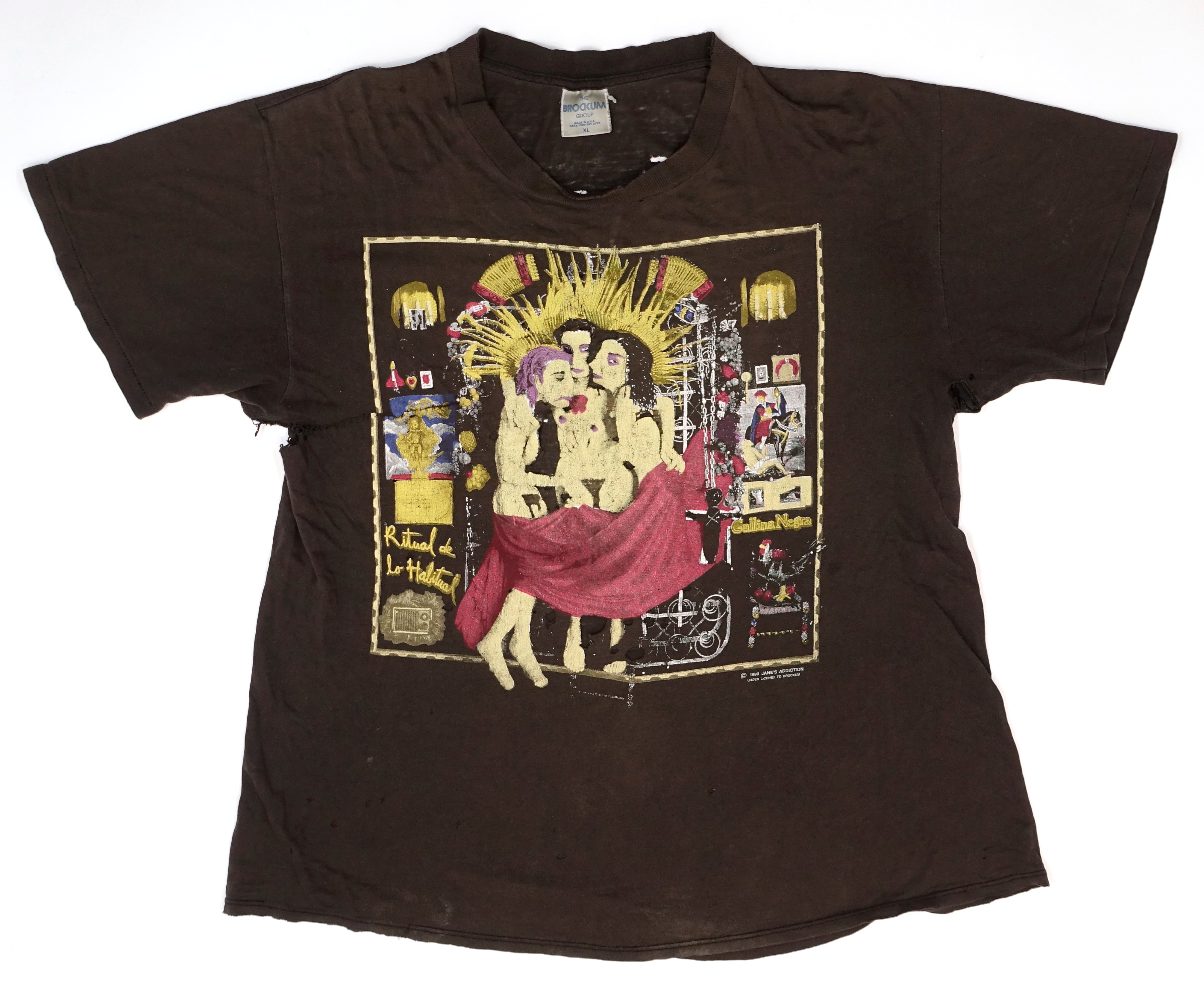 Jane's Addiction - Ritual De Lo Habitual 1990 Tour Shirt Size XL