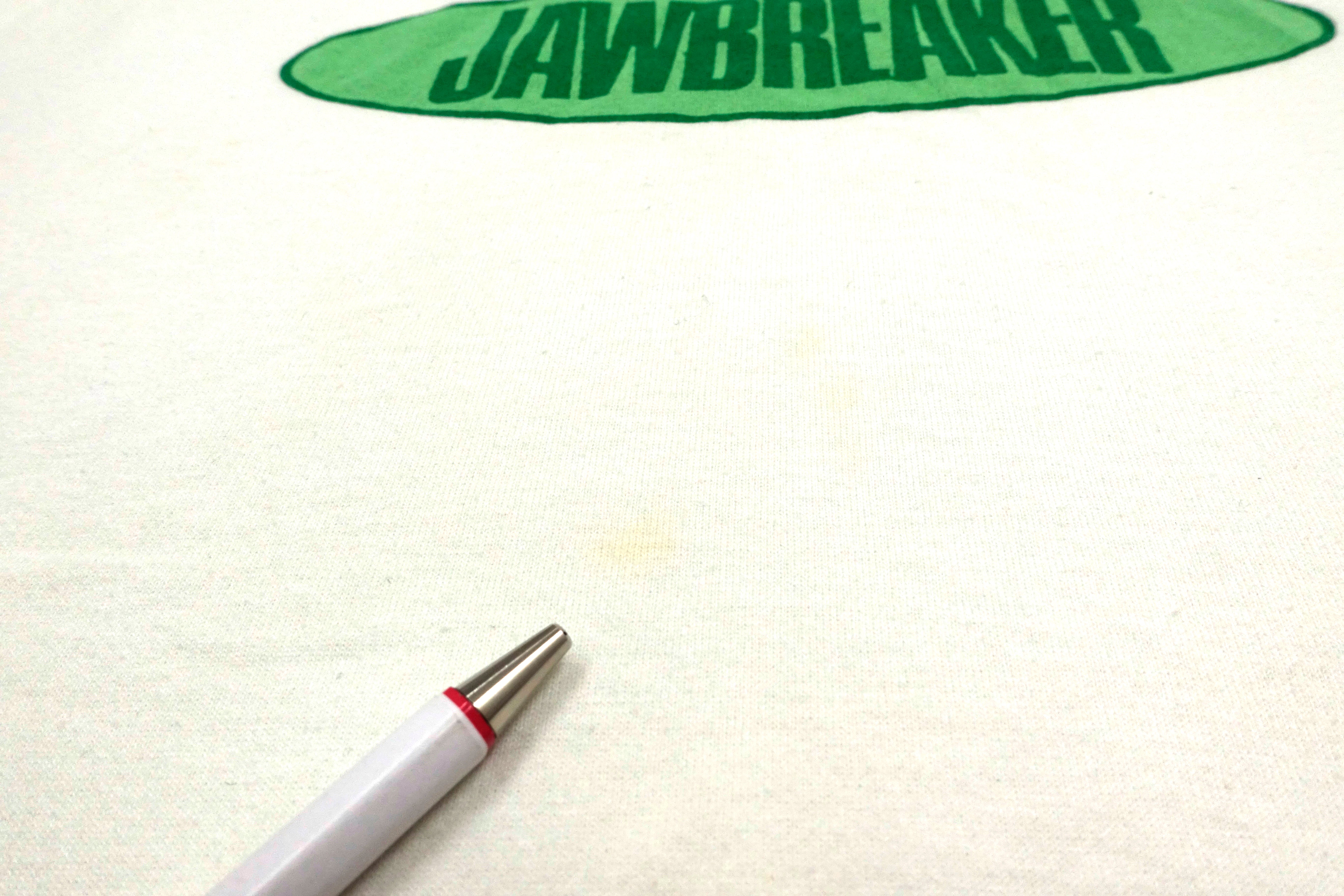 Jawbreaker - Green Oval Logo 90's Tour Ringer Shirt Size XL