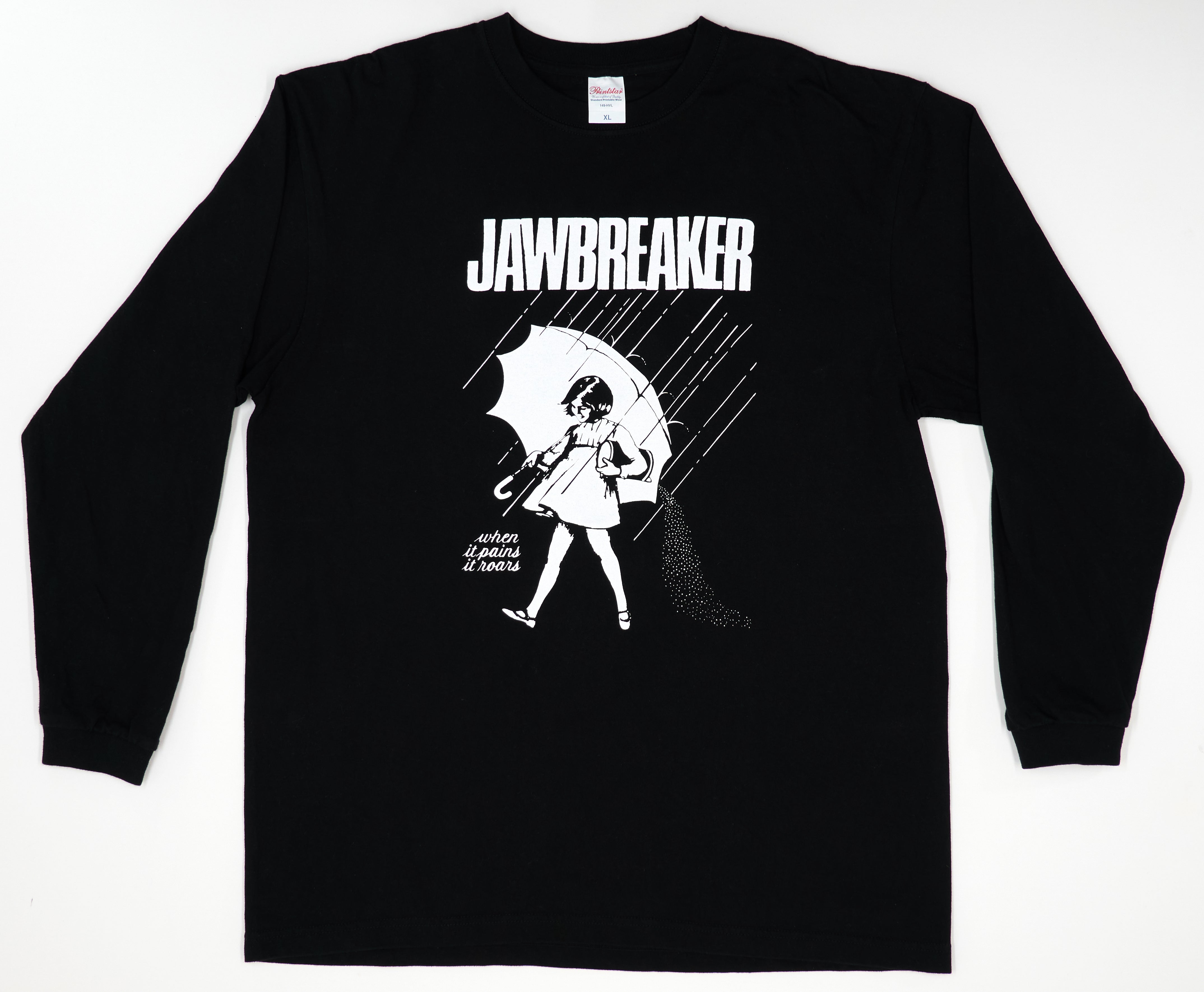 Jawbreaker - When It Pains Its Roars The Chill Of The Fall 2025 Japan Long Sleeve Tour Shirt Size XL