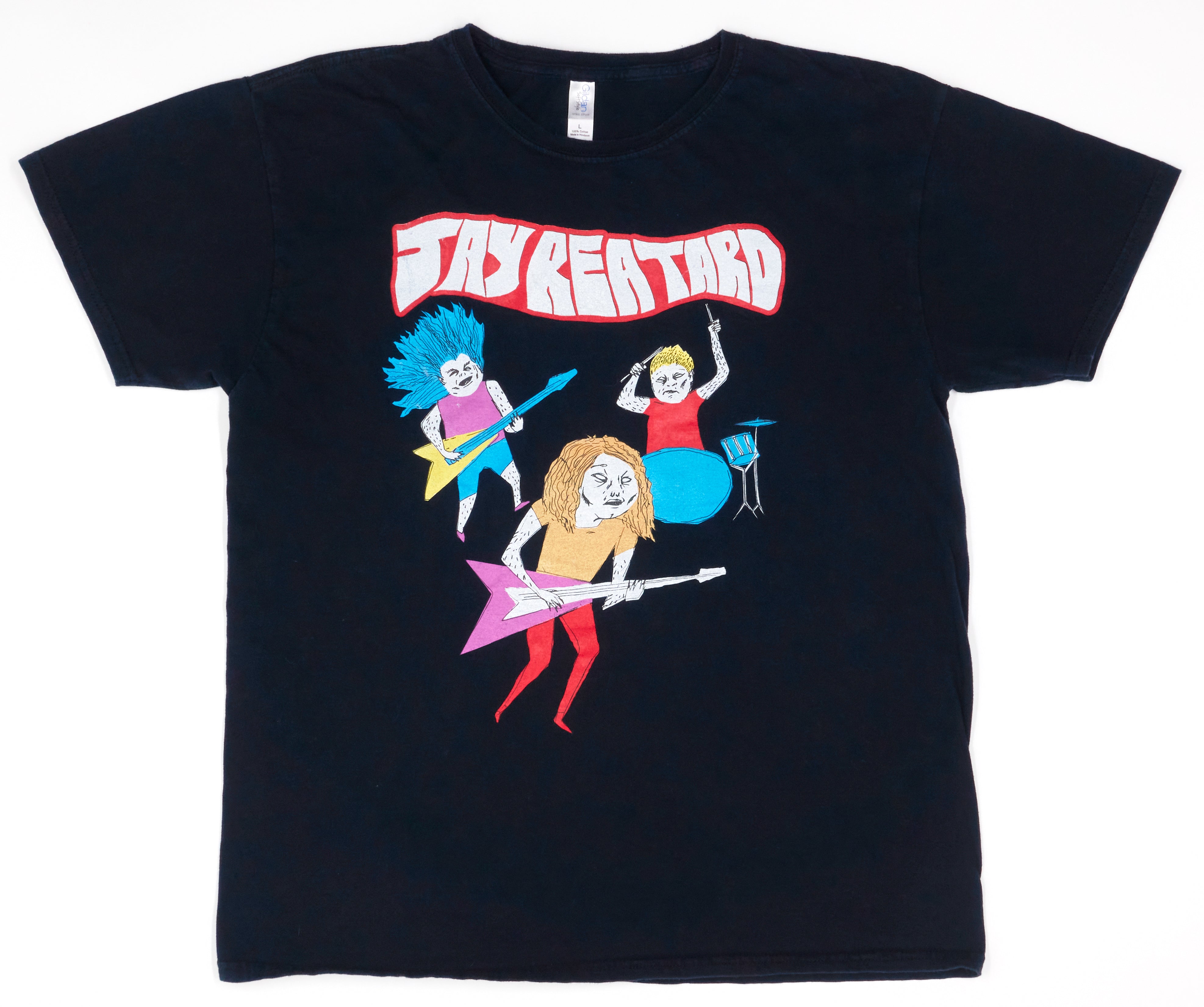 Jay Reatard - Cartoon Band Shattered Club 2011 Shirt Size Large