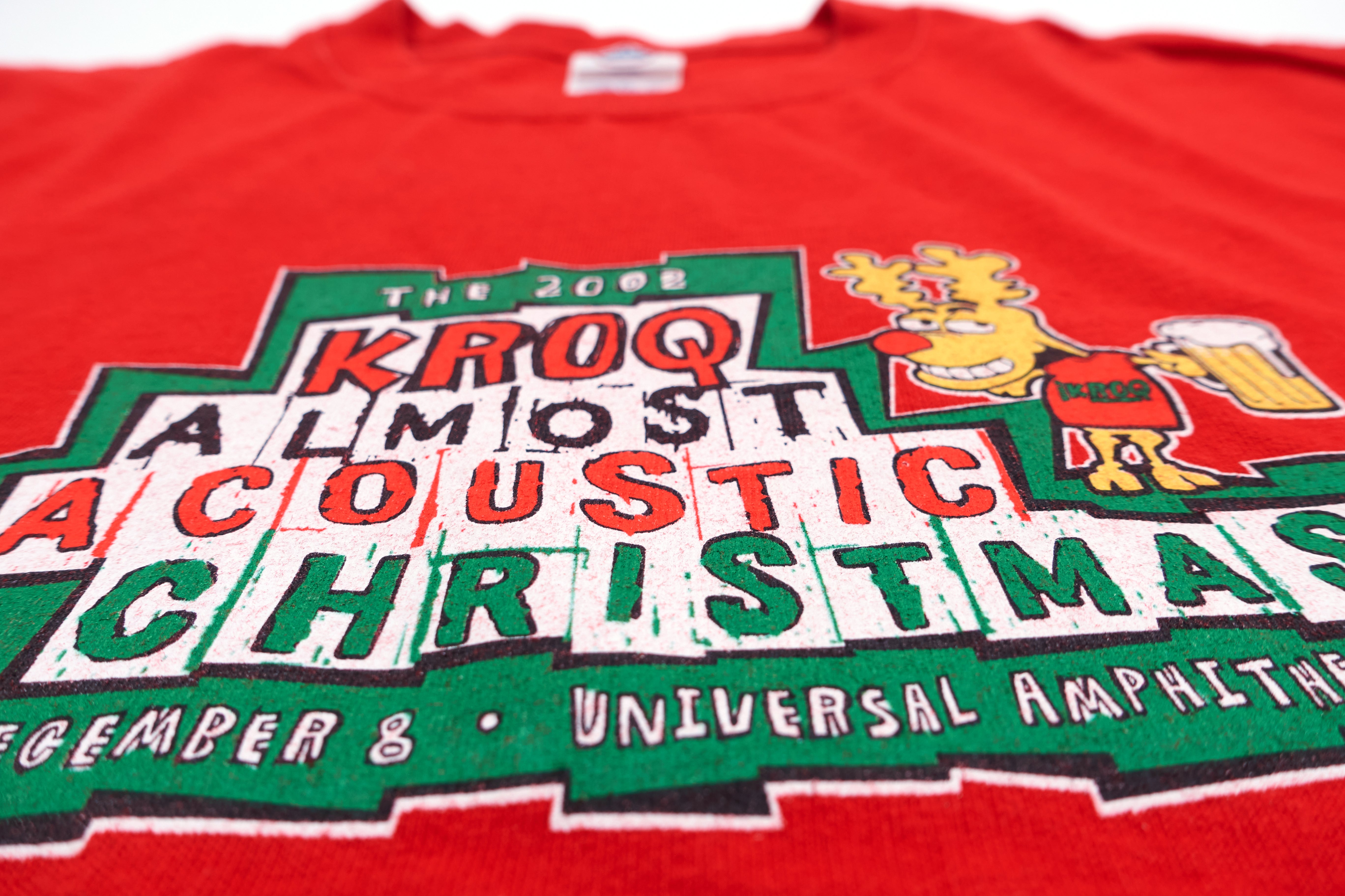 KROQ - Almost Acoustic Christmas 2002 Tour Shirt Size Large