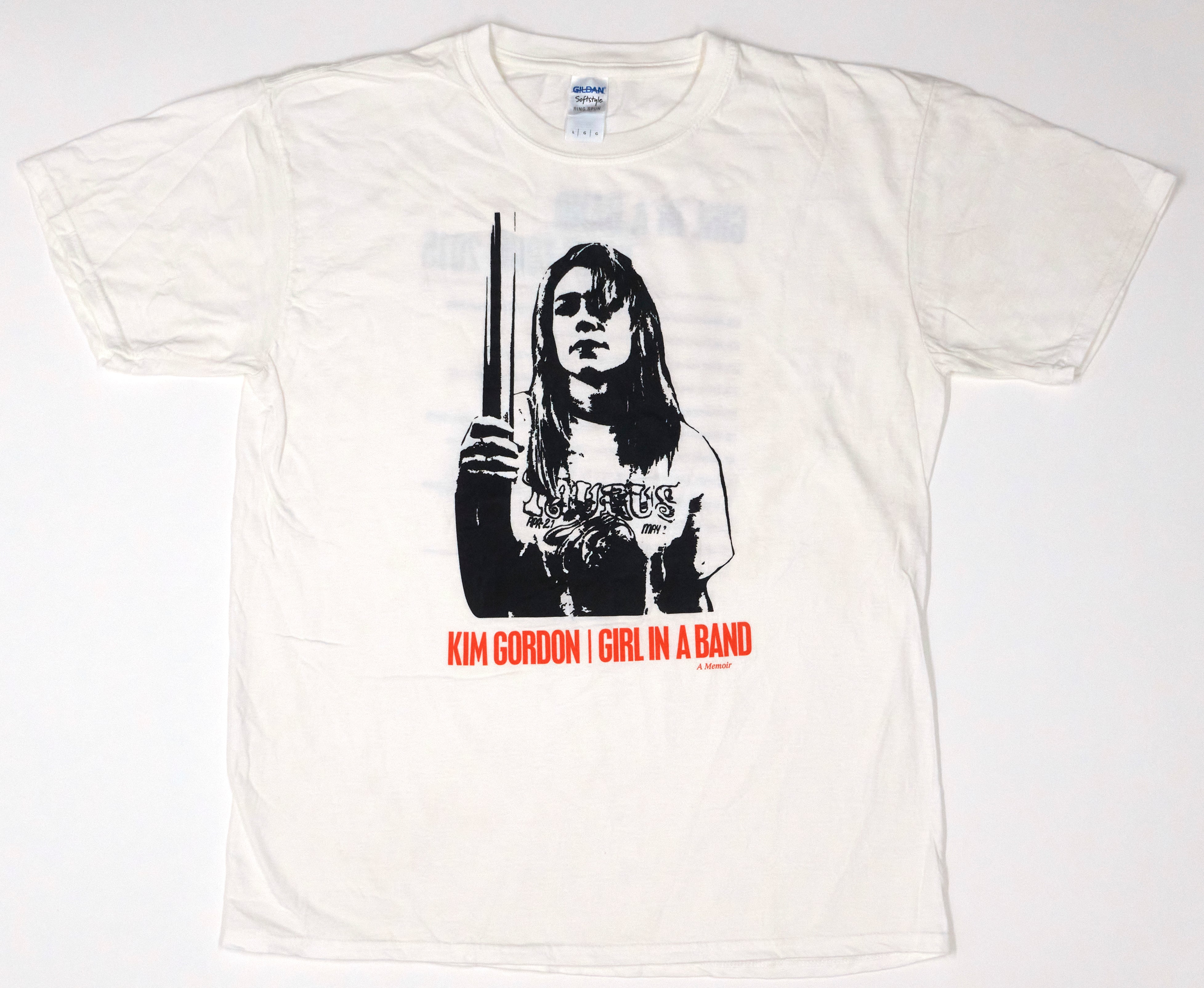 Kim Gordon - Girl In A Band 2015 Tour Shirt Size Large