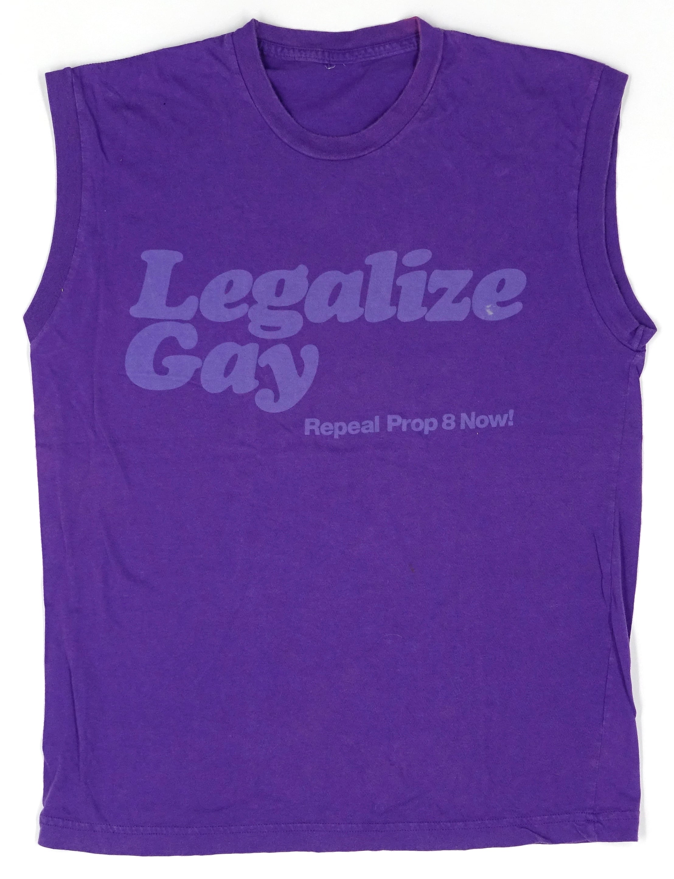 Legalize Gay - Repeal Prop 8 Sleeveless Shirt Size Large