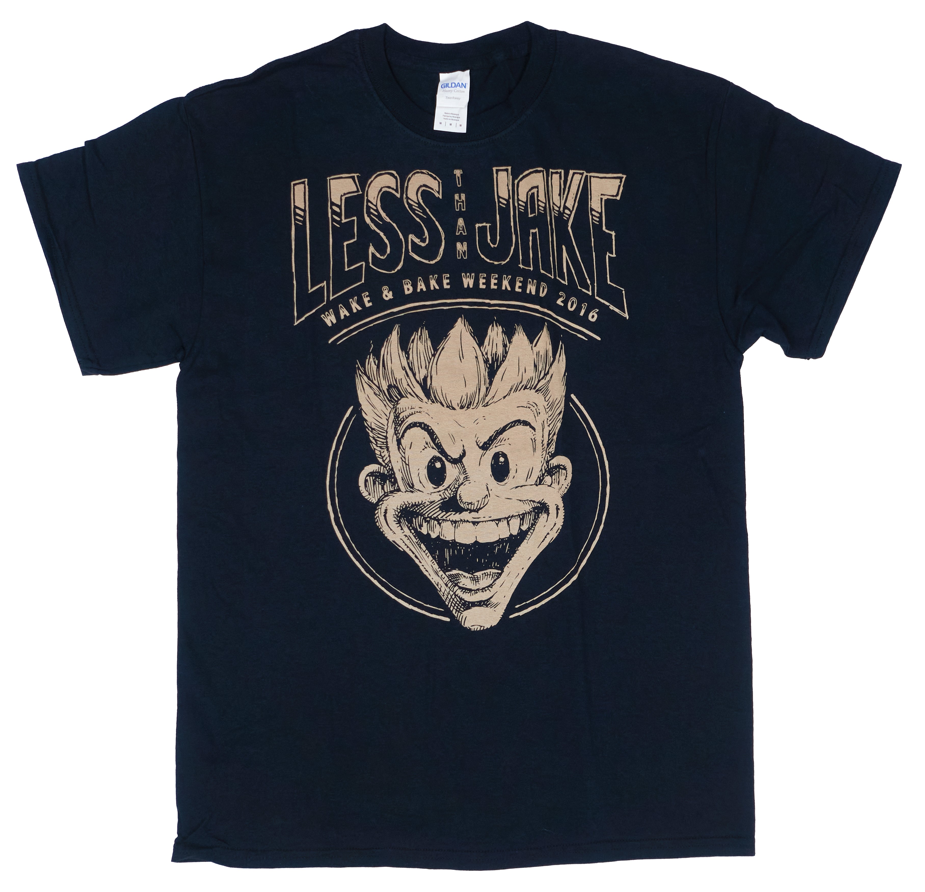 Less Than Jake - Wake And Bake Weekend 2016 Tour Shirt Size Medium