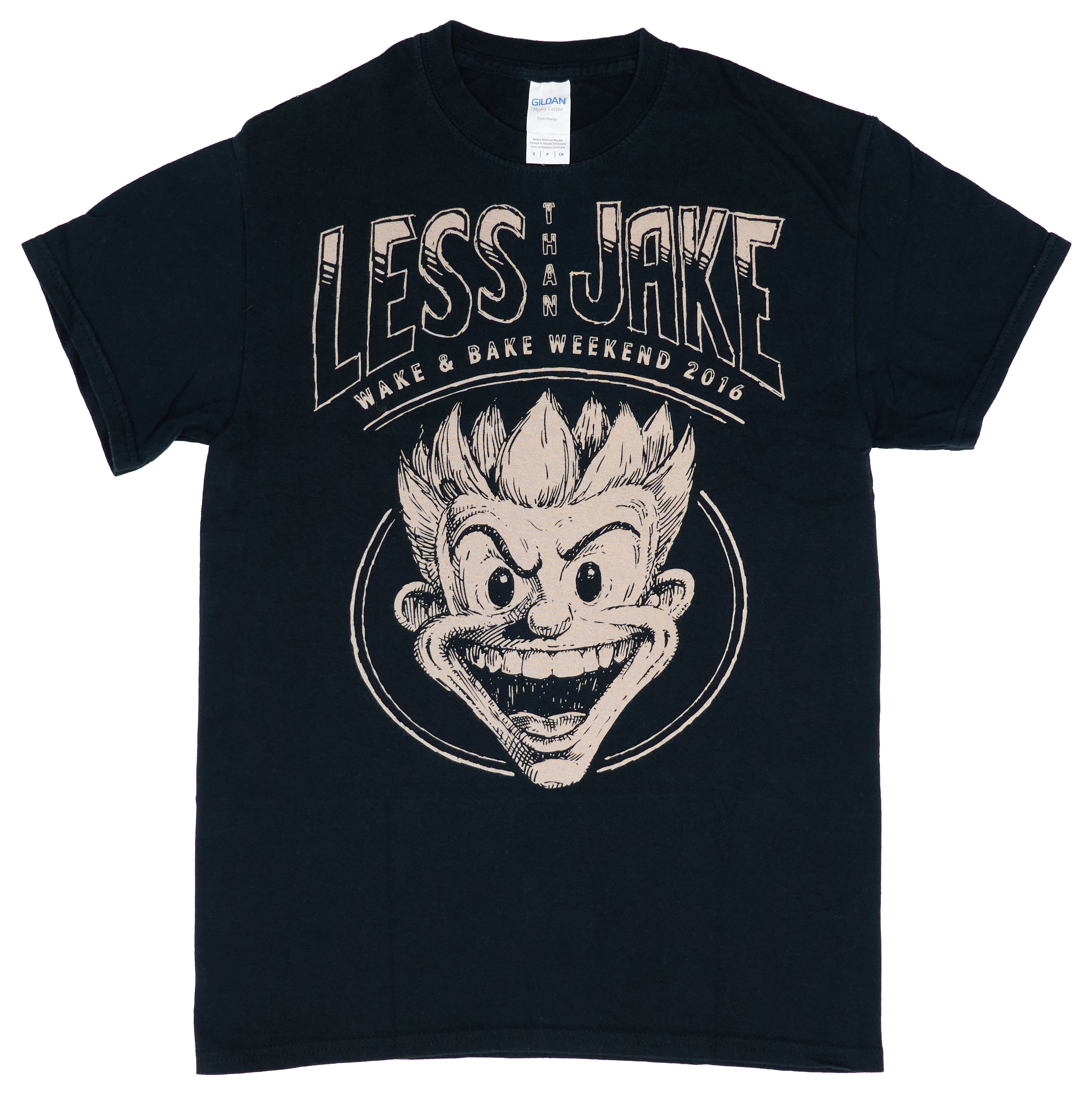 Less Than Jake - Wake And Bake Weekend 2016 Tour Shirt Size Small