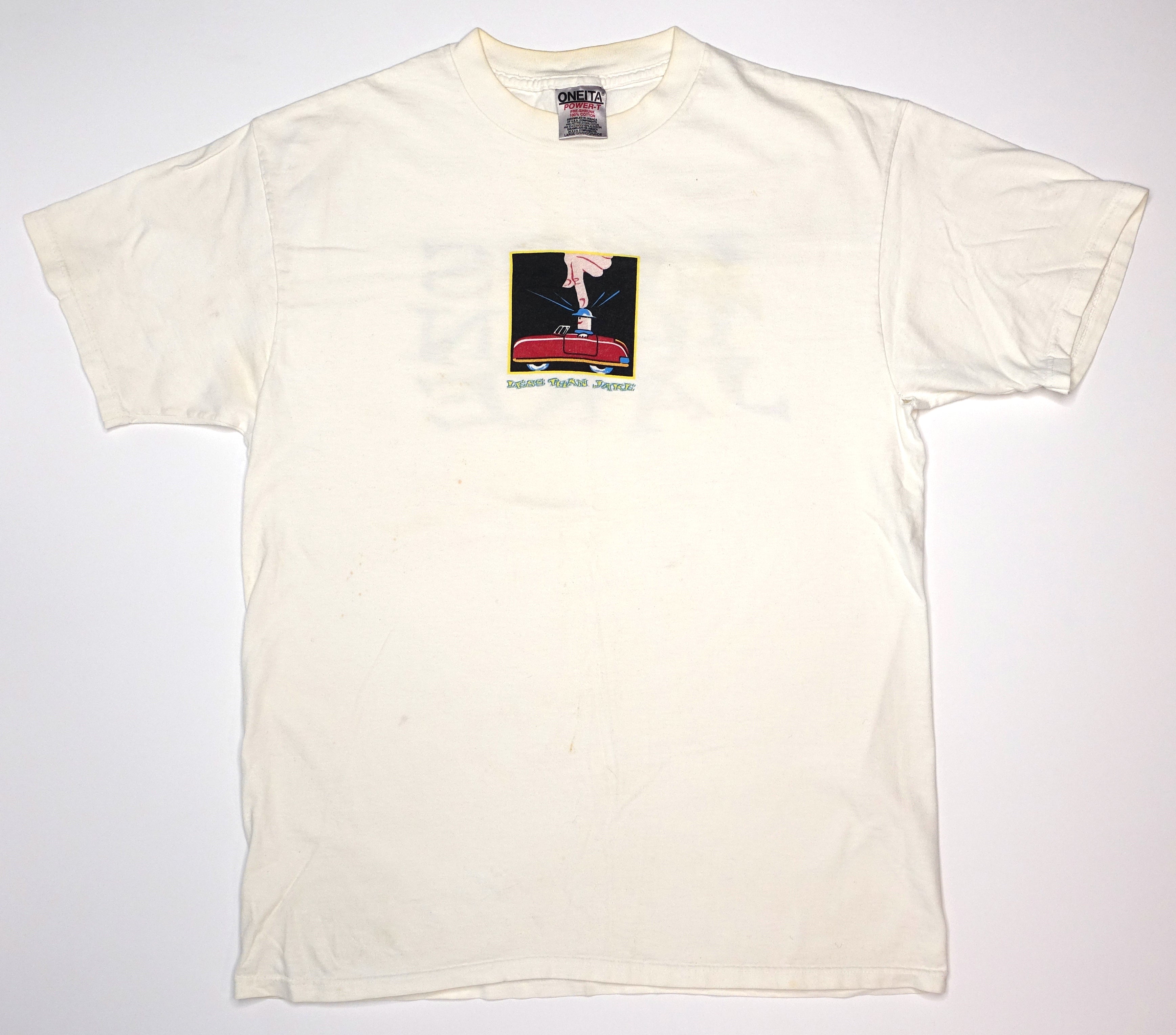 Less Than Jake – Toy Car Hello Rockview 1998 Tour Shirt Size Large