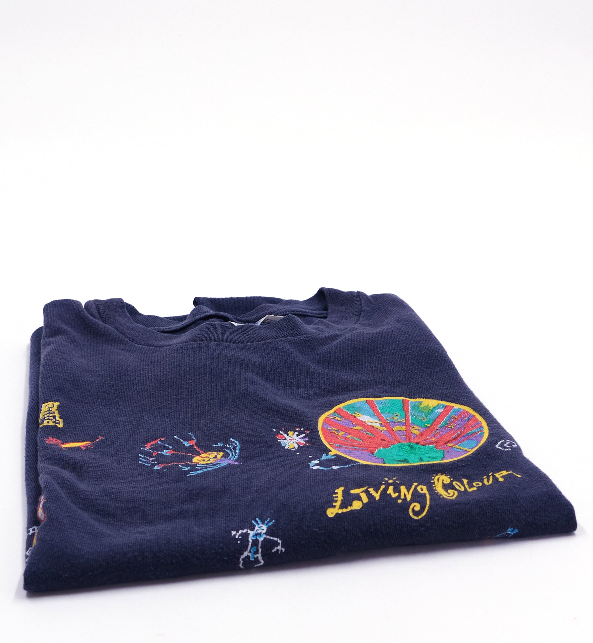 Living Colour – Vivid What's Your Favorite Color 1988 Tour Shirt Size XL