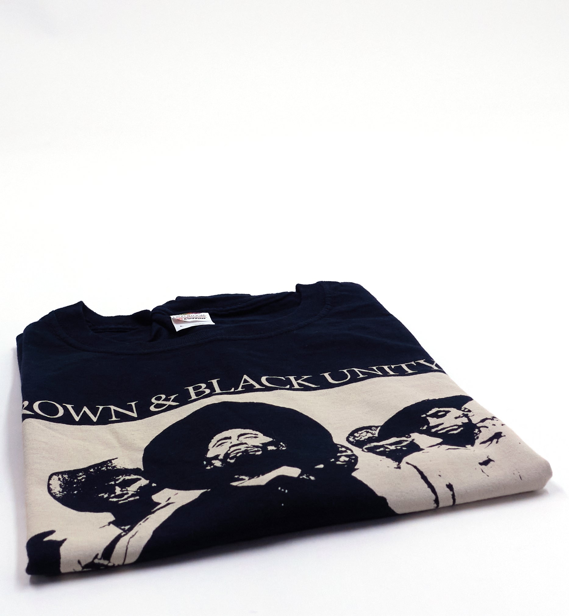 Los Crudos – Brown And Black Unity Y Que? Shirt Size Large