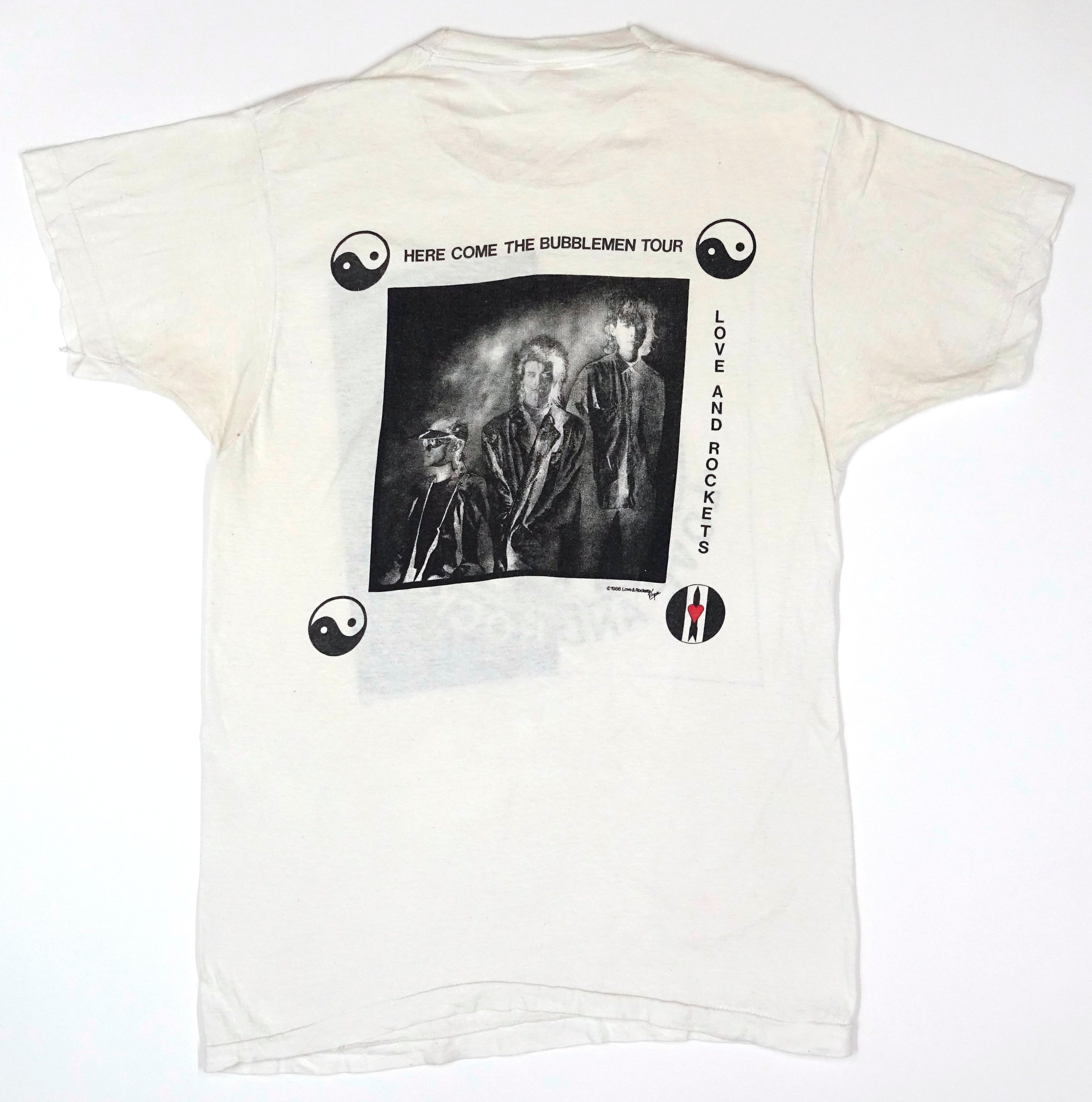 Love And Rockets - Here Come The Bubblemen 1986 Tour Shirt Size Large