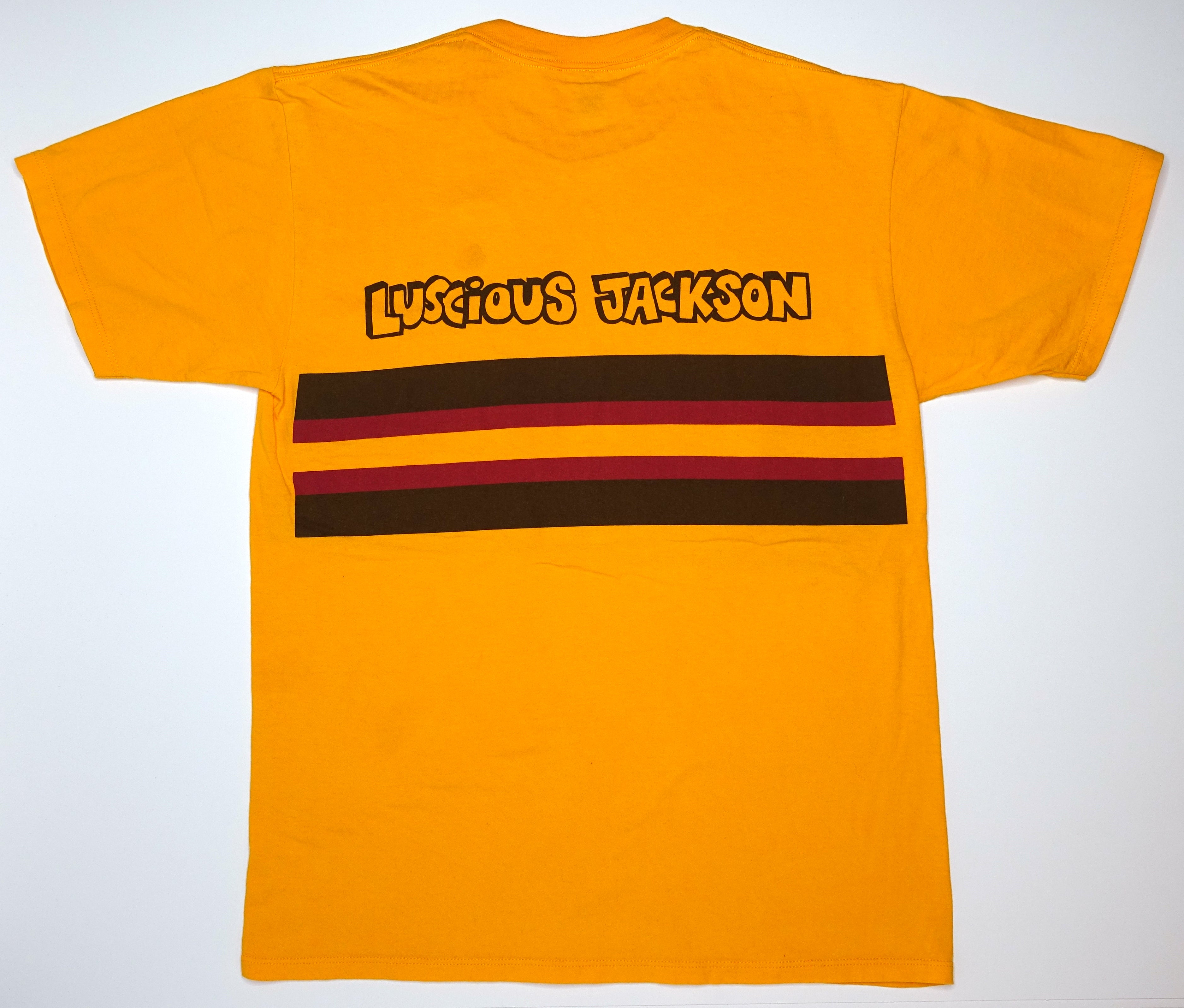 Luscious Jackson - Chest Stripes Tour Shirt Size Large