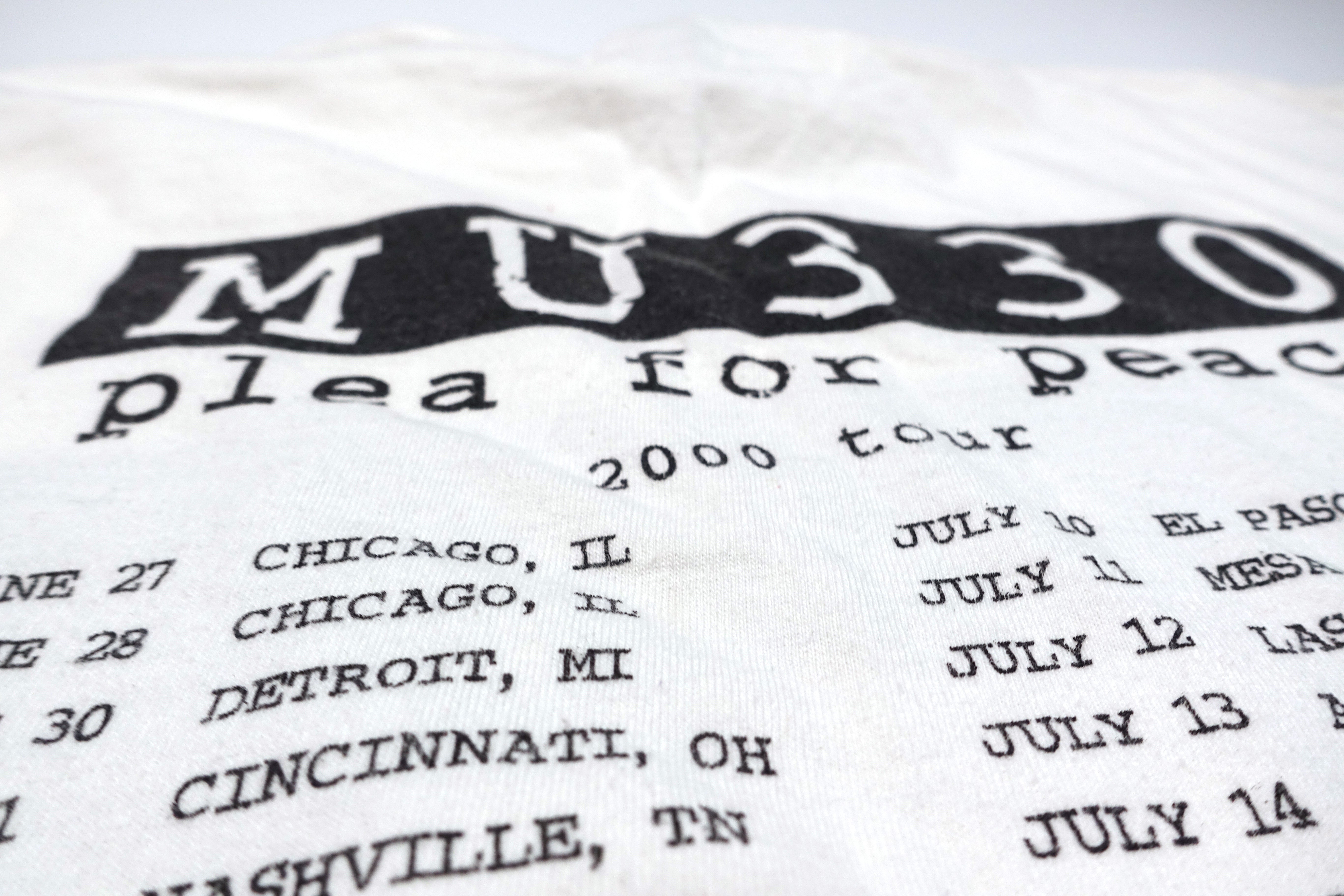 MU330 – Plea For Peace 2000 Tour Shirt Size Large