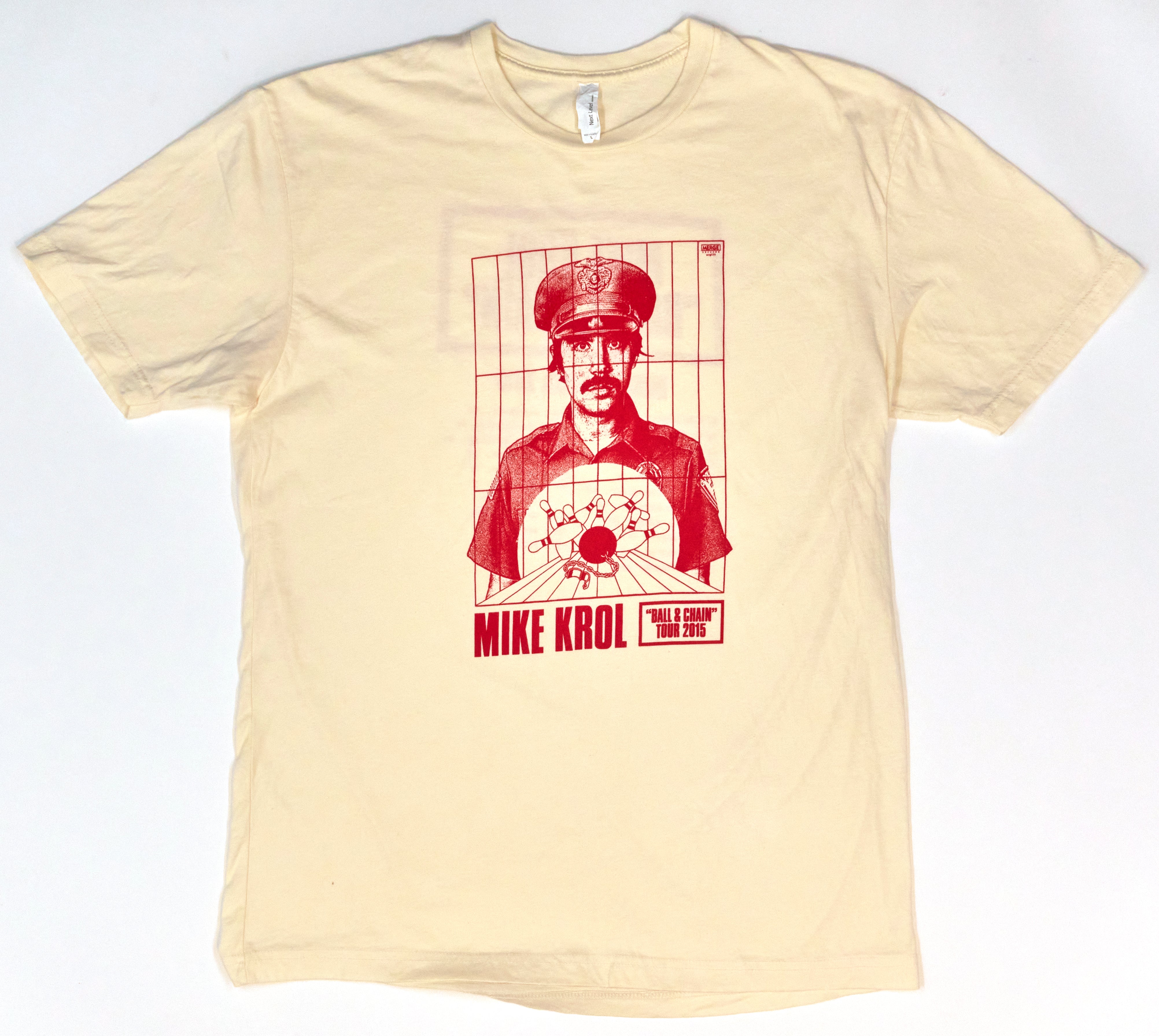 Mike Krol - Ball And Chain North American 2015 Tour Shirt Size Large