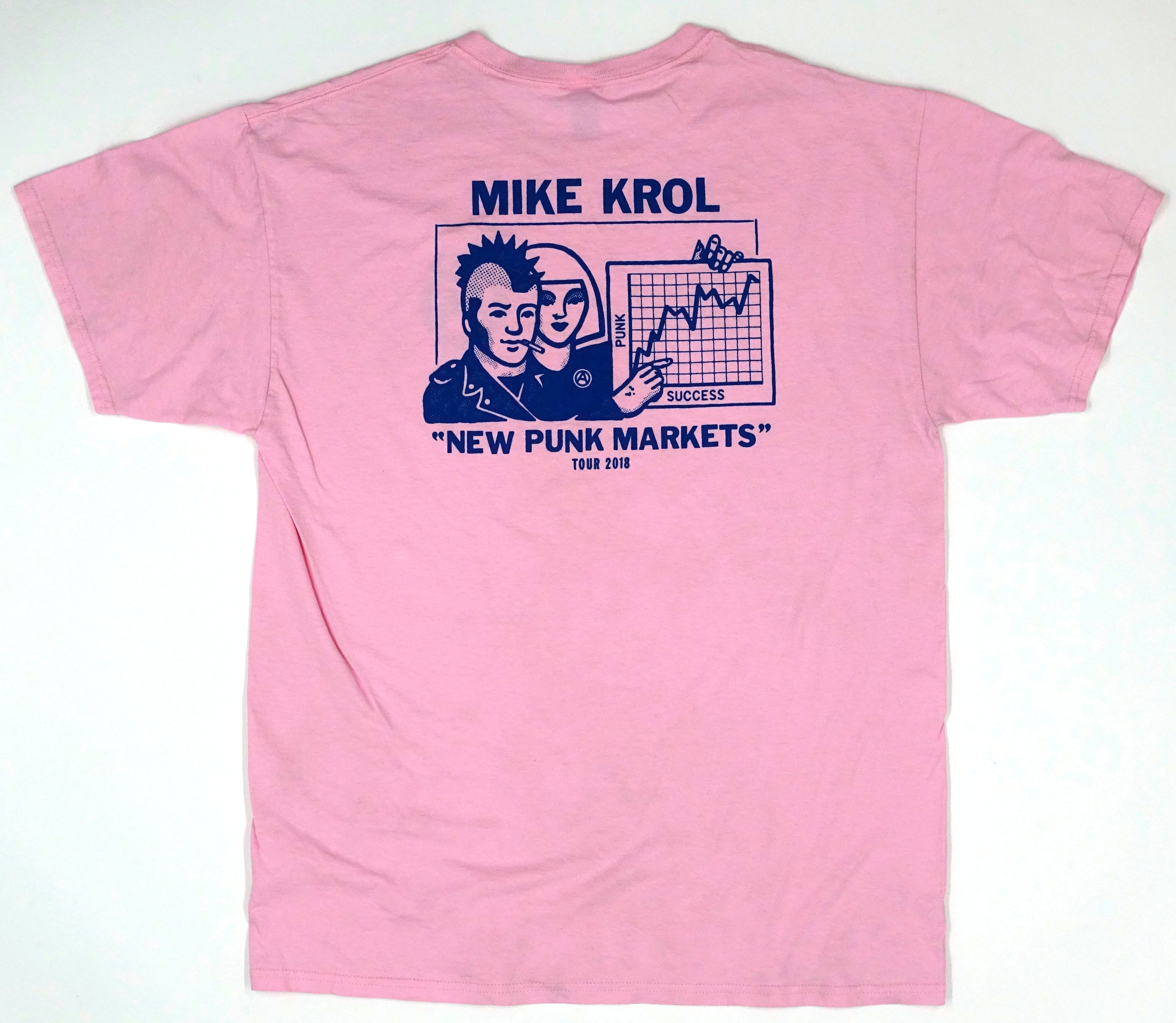 Mike Krol - New Punk Markets 2018 Tour Shirt Size Large