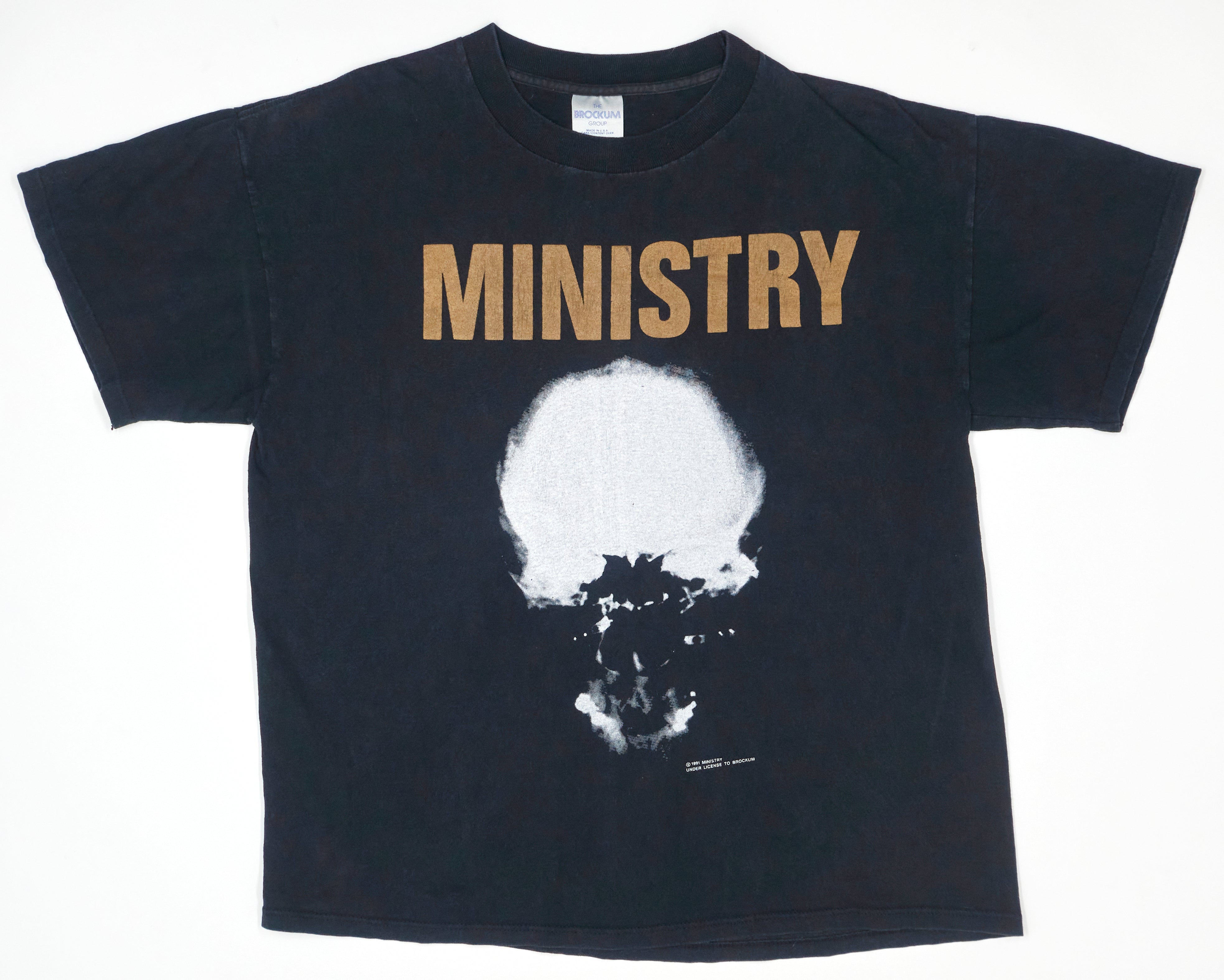 Ministry - A Mind Is A Terrible Thing To Waste ©1991 Tour Shirt Size XL