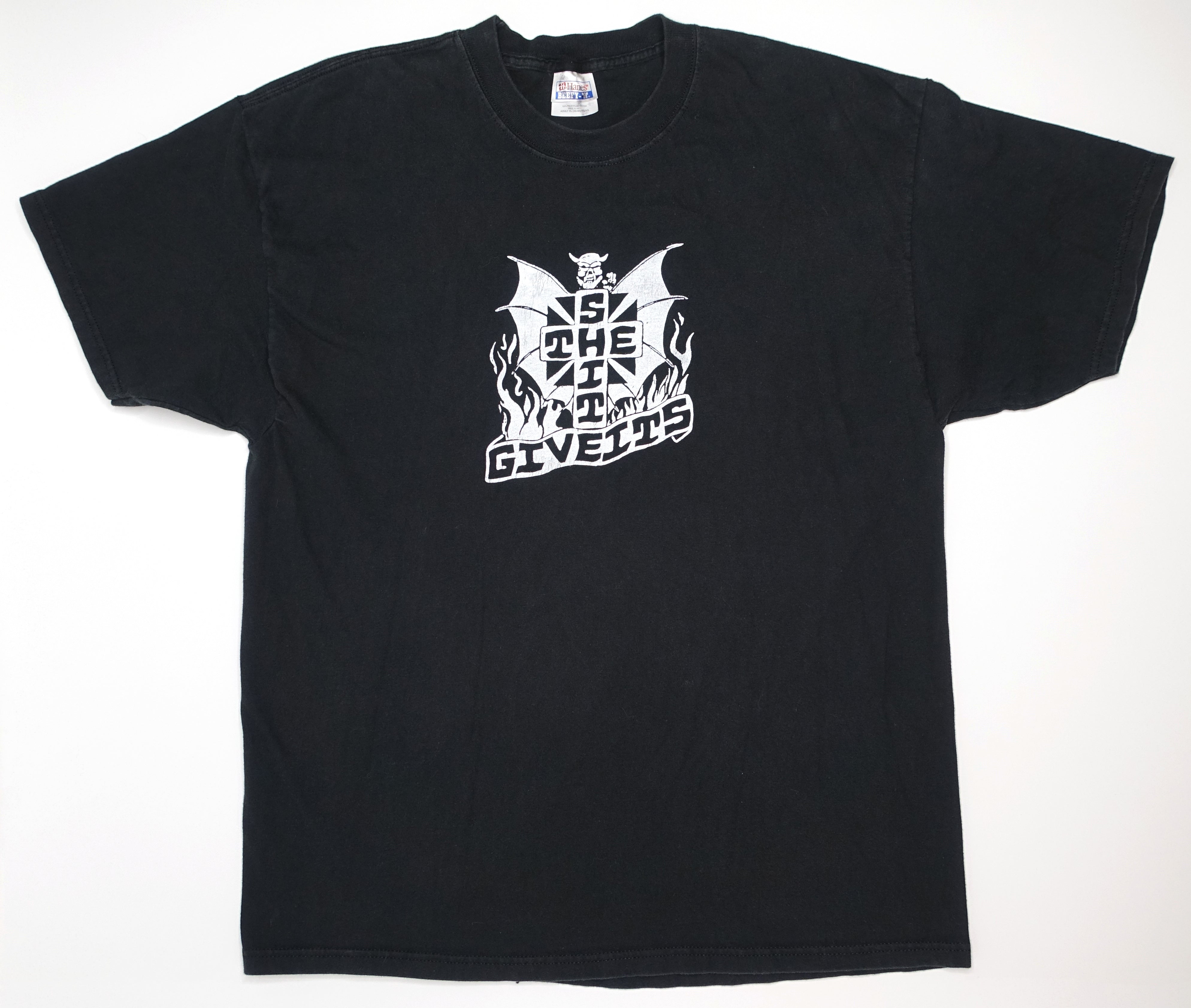 The Shitgiveits – Devil Shit Cross 90's / 00's Tour Shirt Size XL