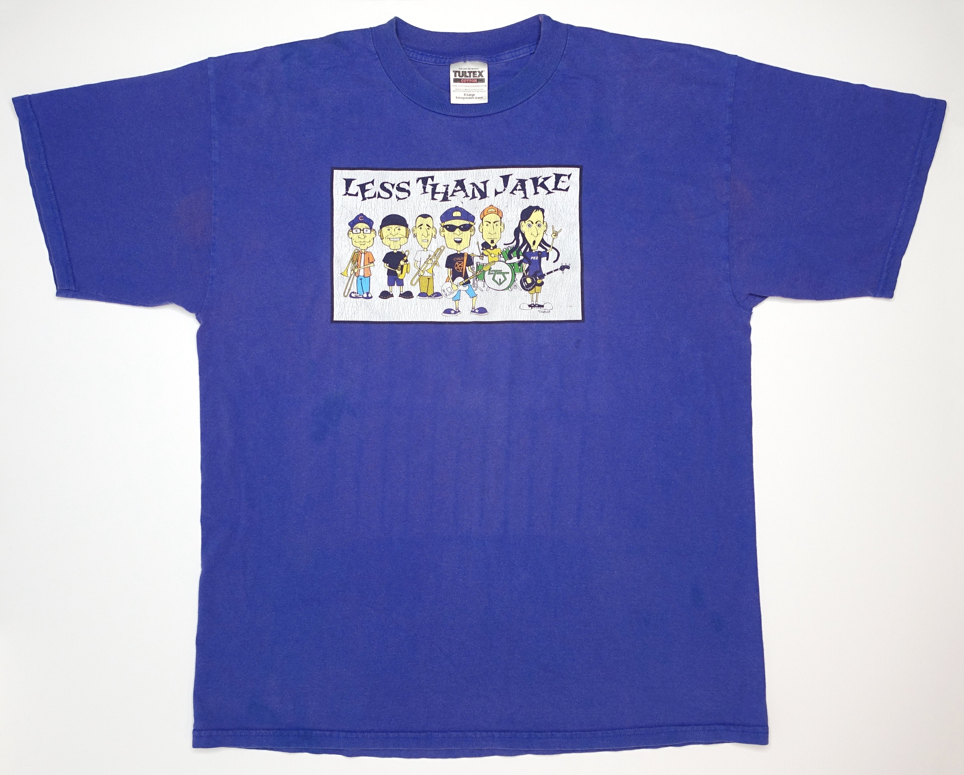 Less Than Jake - Tadpole Band Portrait 90's Tour Shirt Size XL