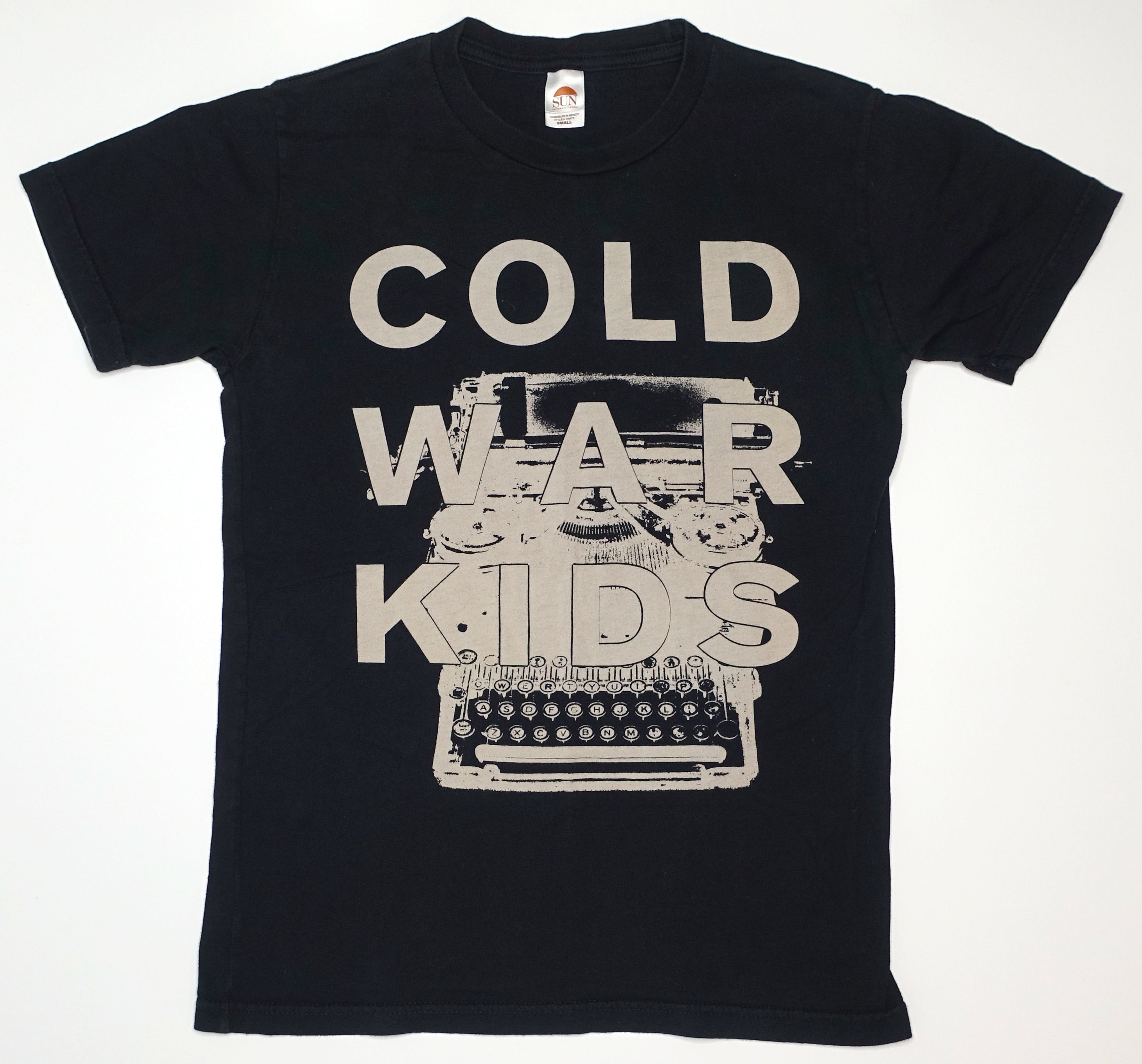 Cold War Kids - Typewriter Tour Shirt Size Small