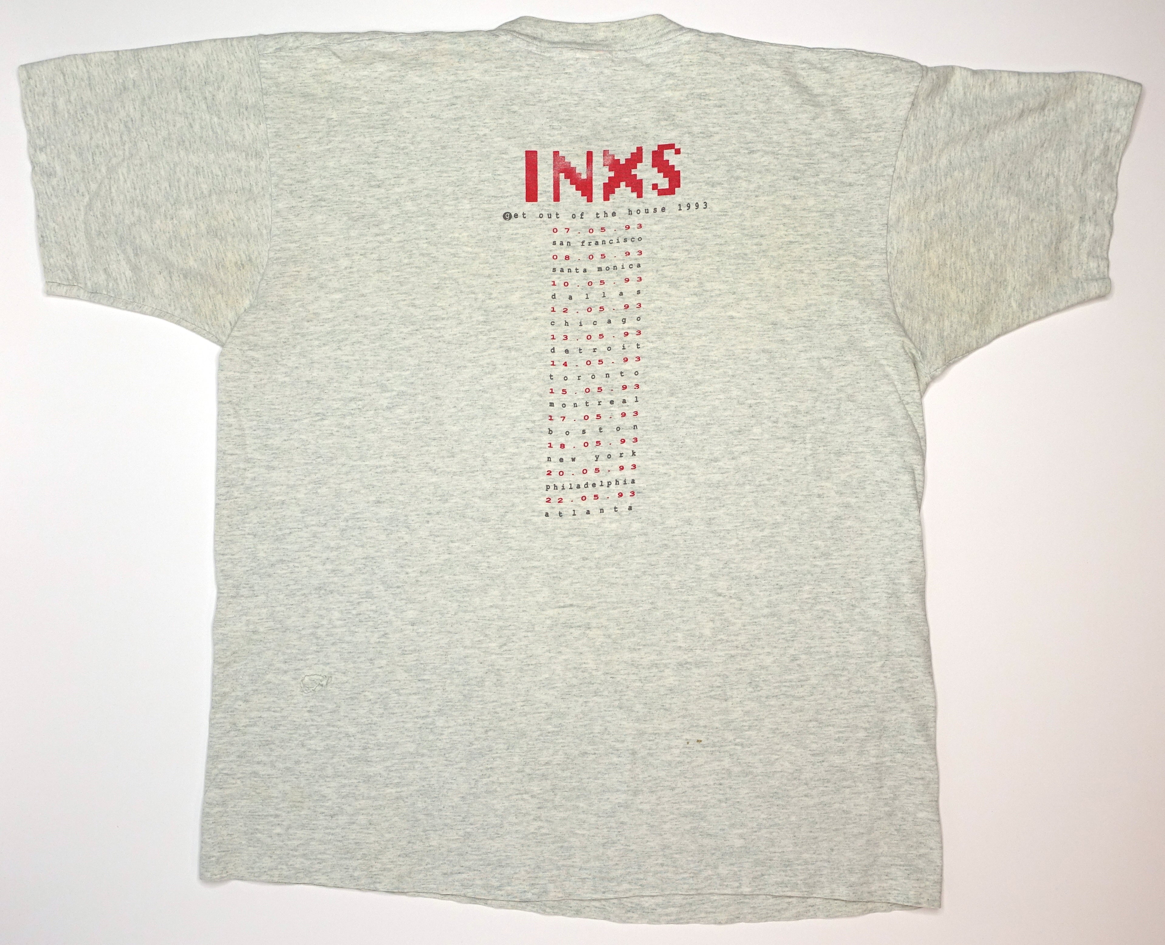 INXS - Get out Of The House 1993 Tour Shirt Size XL