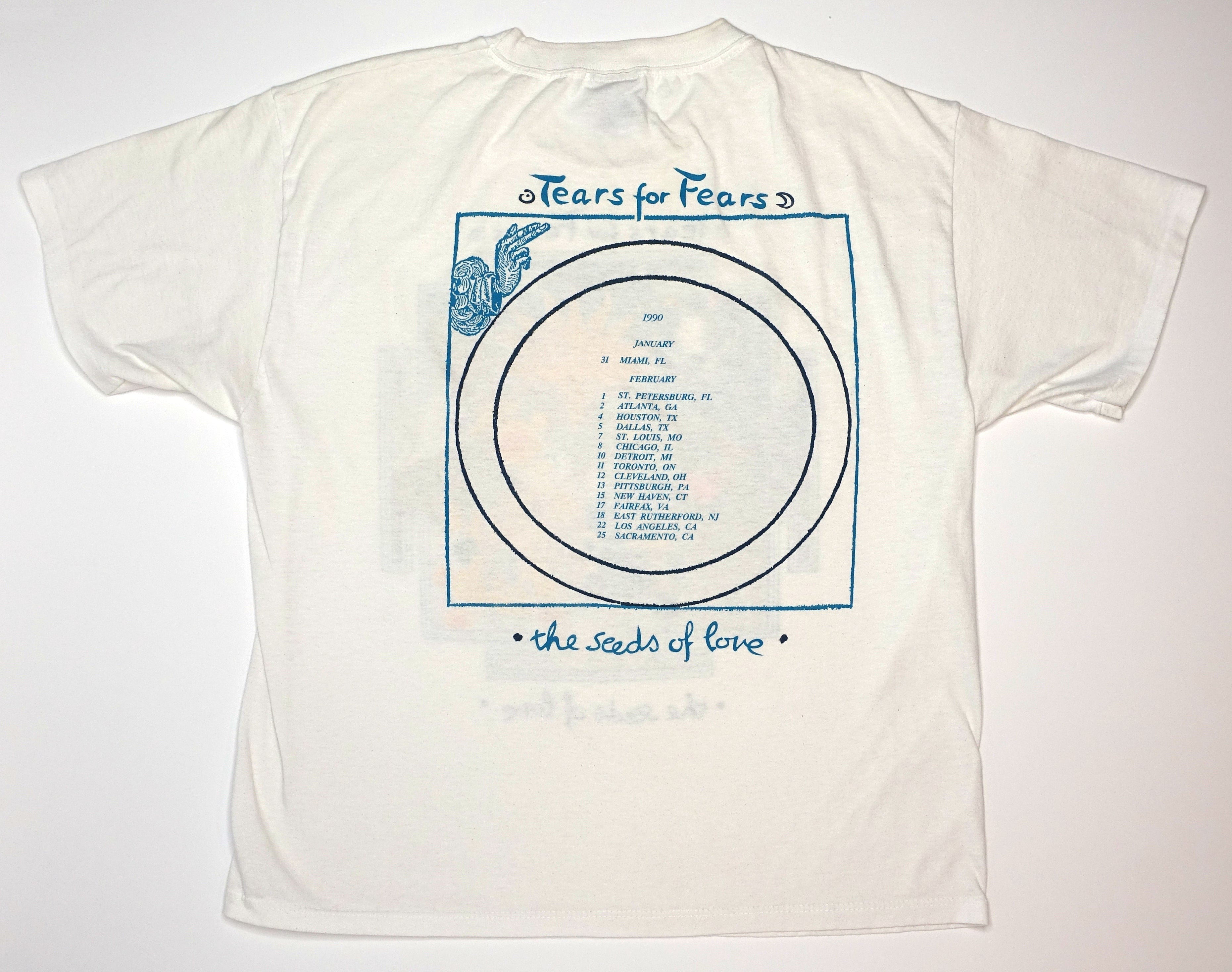 Tears For Fears – The Seeds Of Love 1989 Tour Shirt Size XL