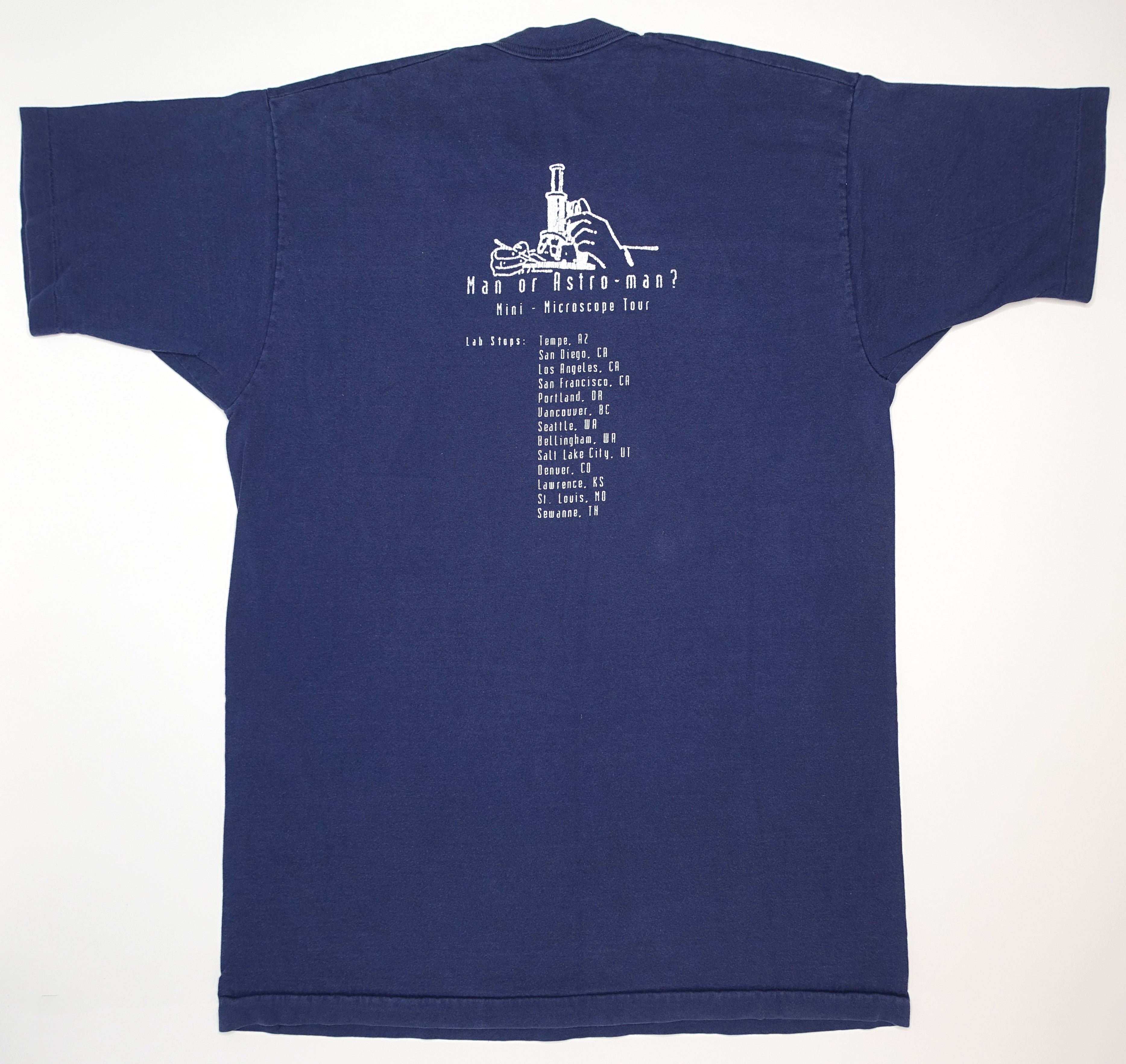 Man Or Astro-Man? ‎– Mini Microscope 90's Tour Shirt Size XL
