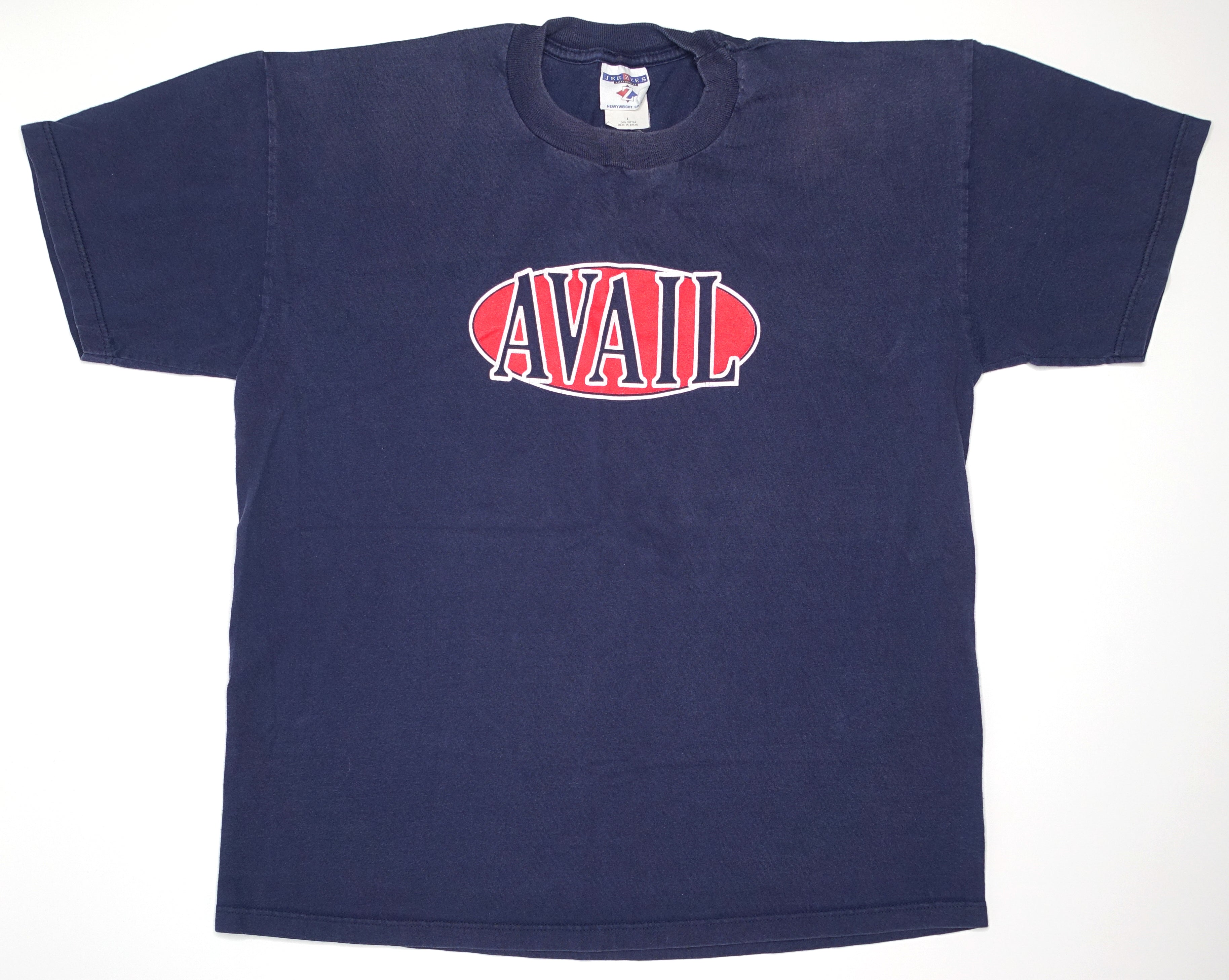 Avail - Oval Logo 90's Tour Shirt Size Large