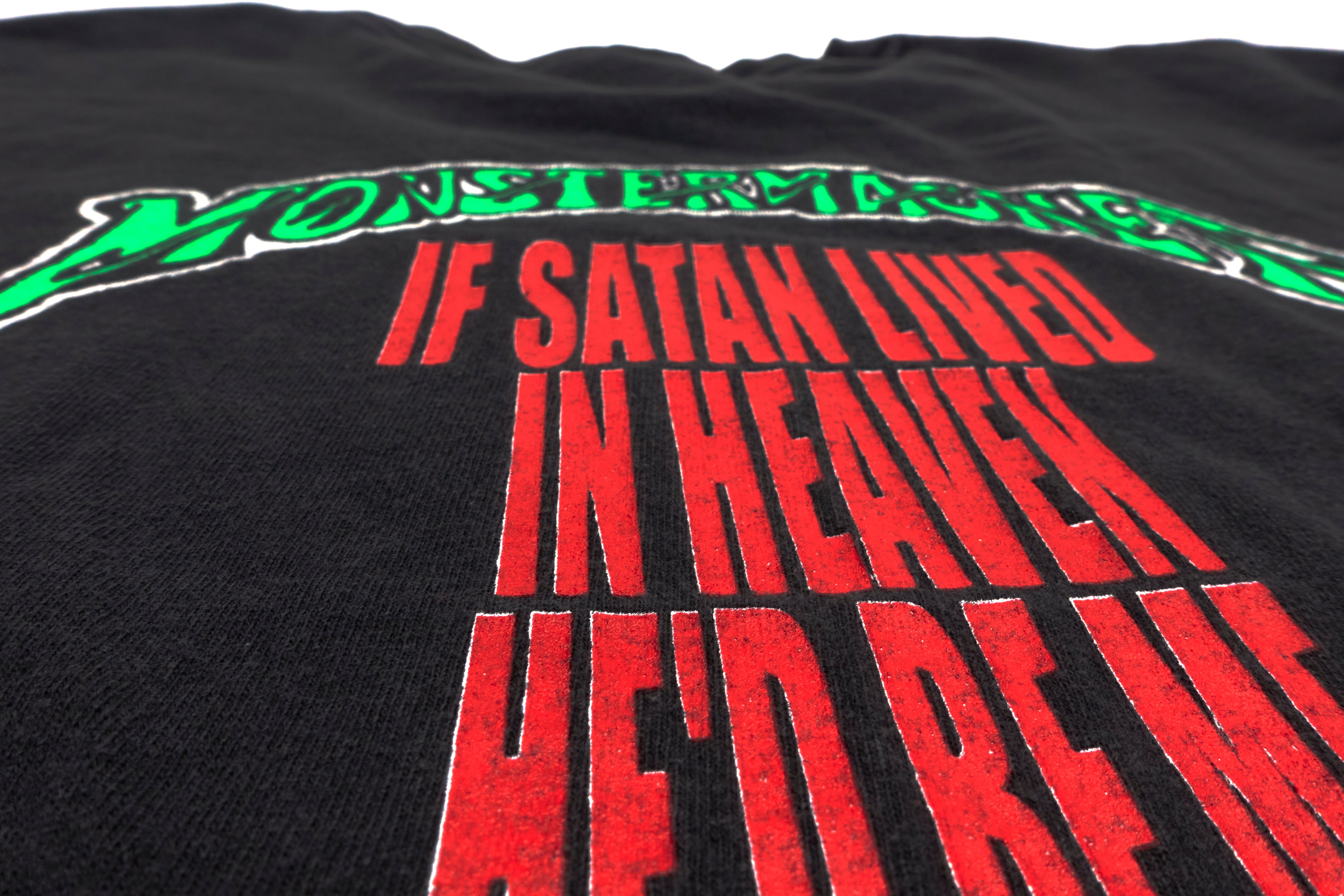 Monster Magnet – If Satan Lived In Heaven He'd Be Me 1991 Tour Shirt Size XL
