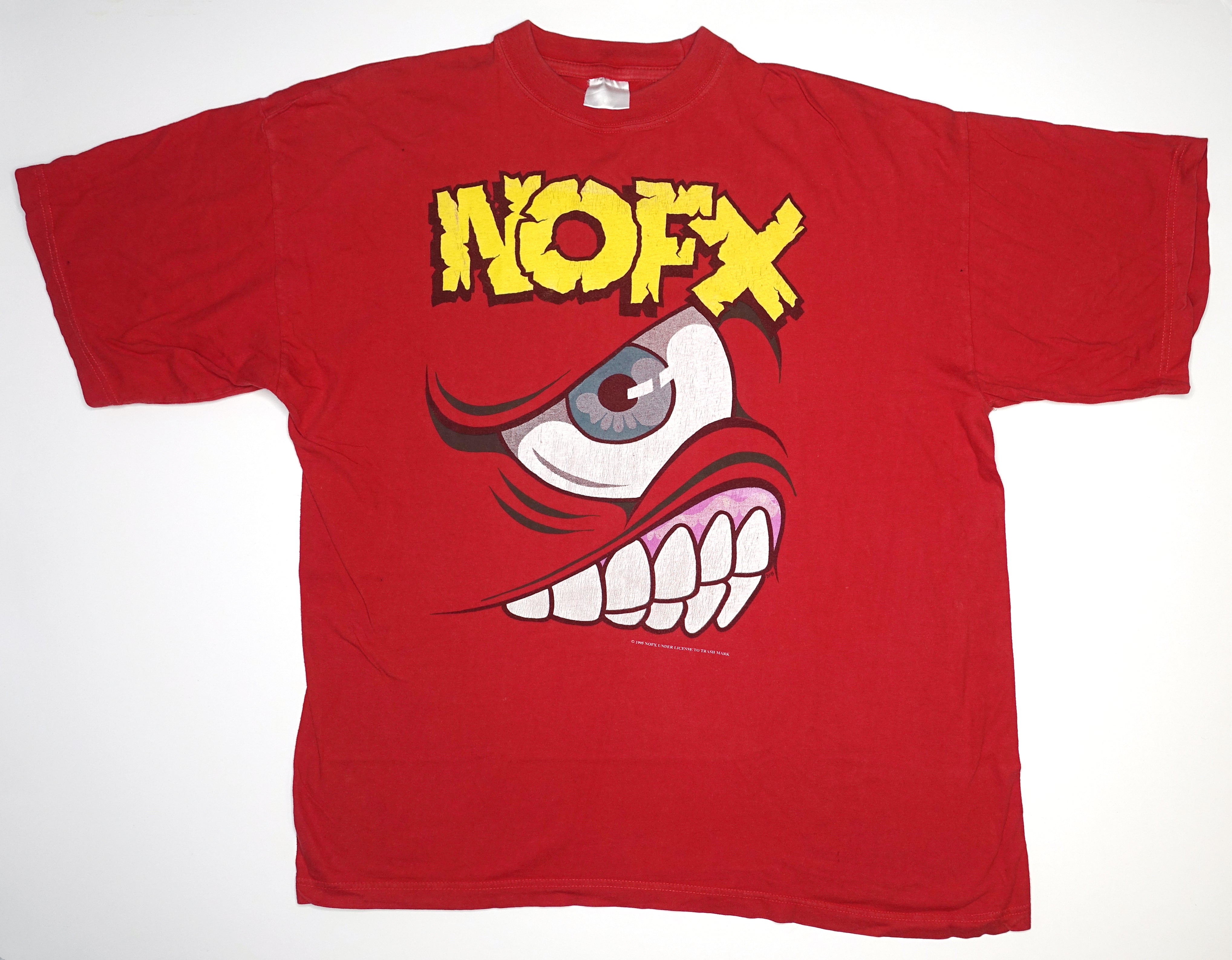 NOFX - Mons◦Tour Punk In Drublic 1995 European Tour Shirt (Red) Size XL