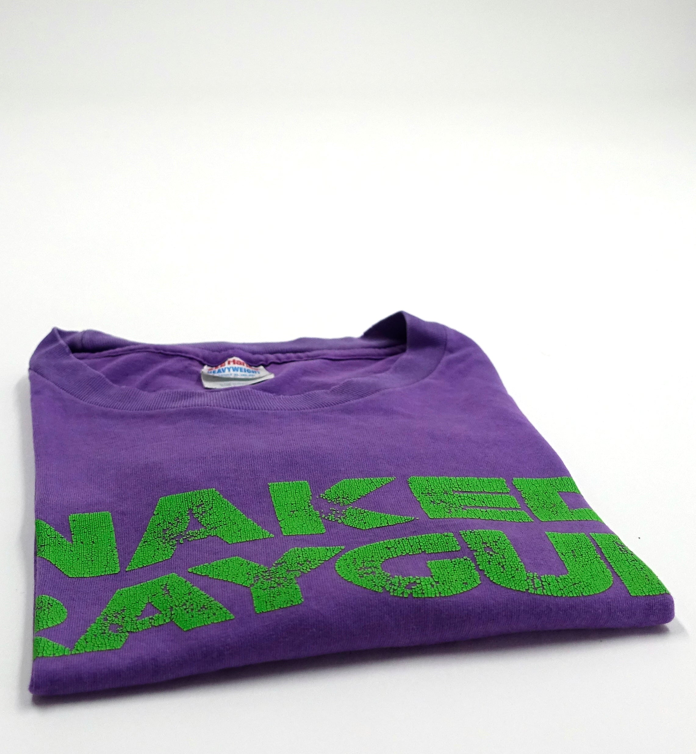 Naked Raygun – Green On Purple Logo Early 90's Shirt Size XL