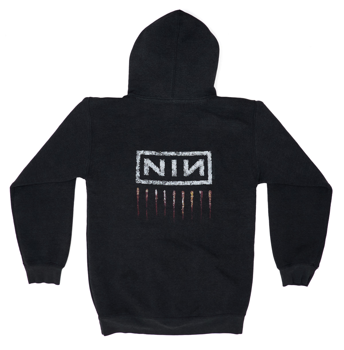 Nine Inch Nails – The Downward Spiral Self Destruct 1994 Tour Hooded Sweat Shirt Size Medium
