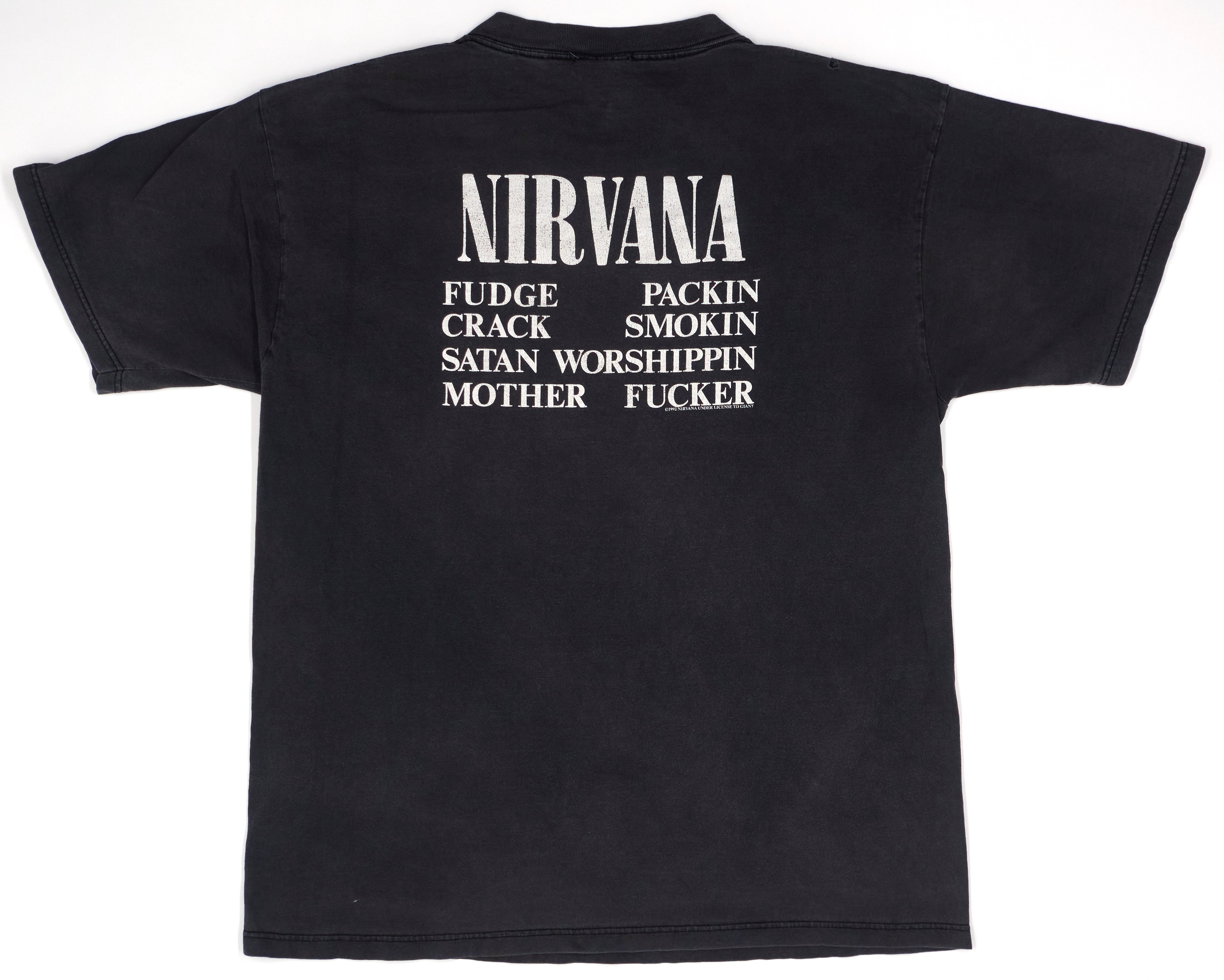 Nirvana t shirt vestibule best sale