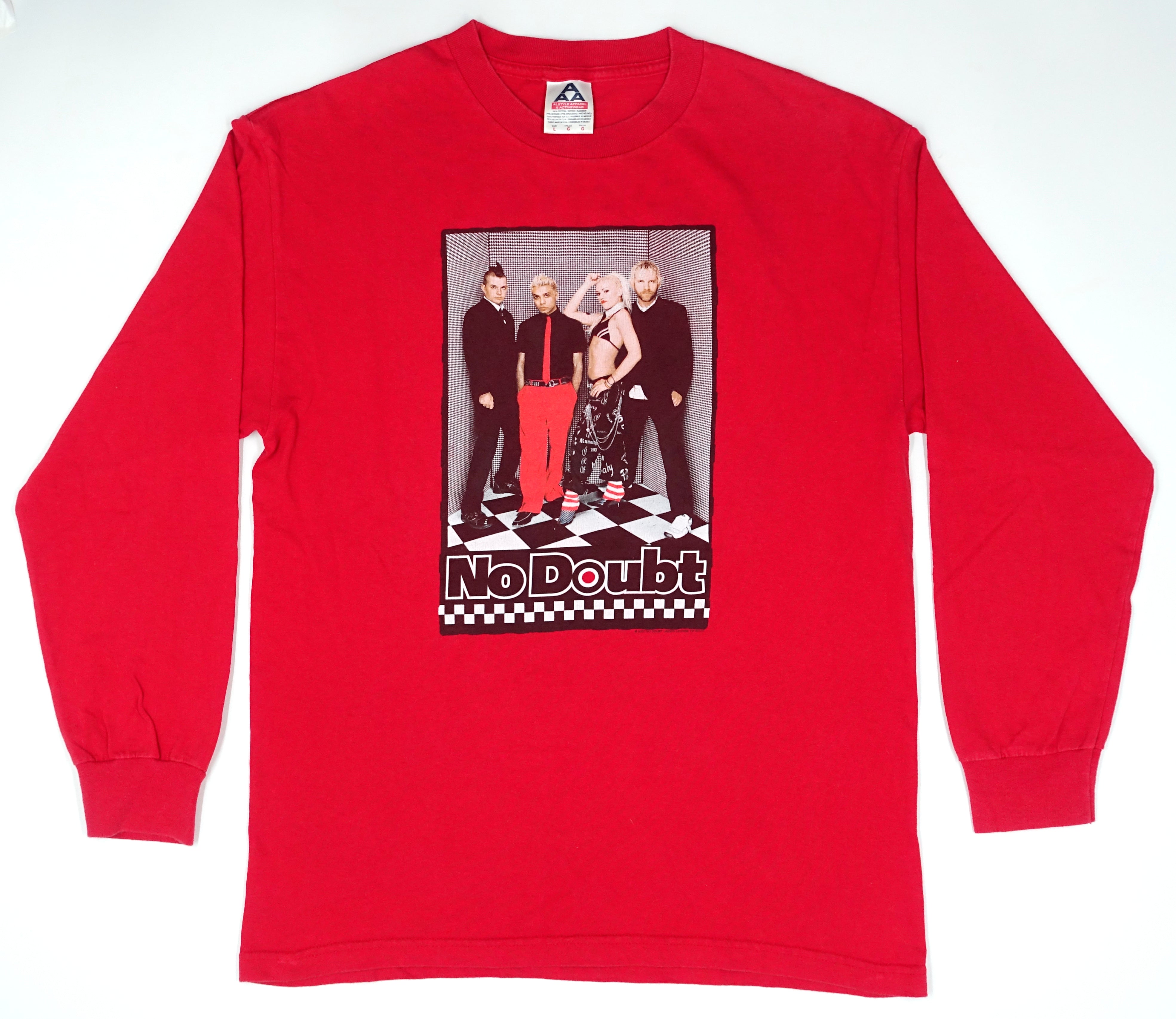 No Doubt - Band Photo Rock Steady 2002 Tour Long Sleeve Shirt Size Lar