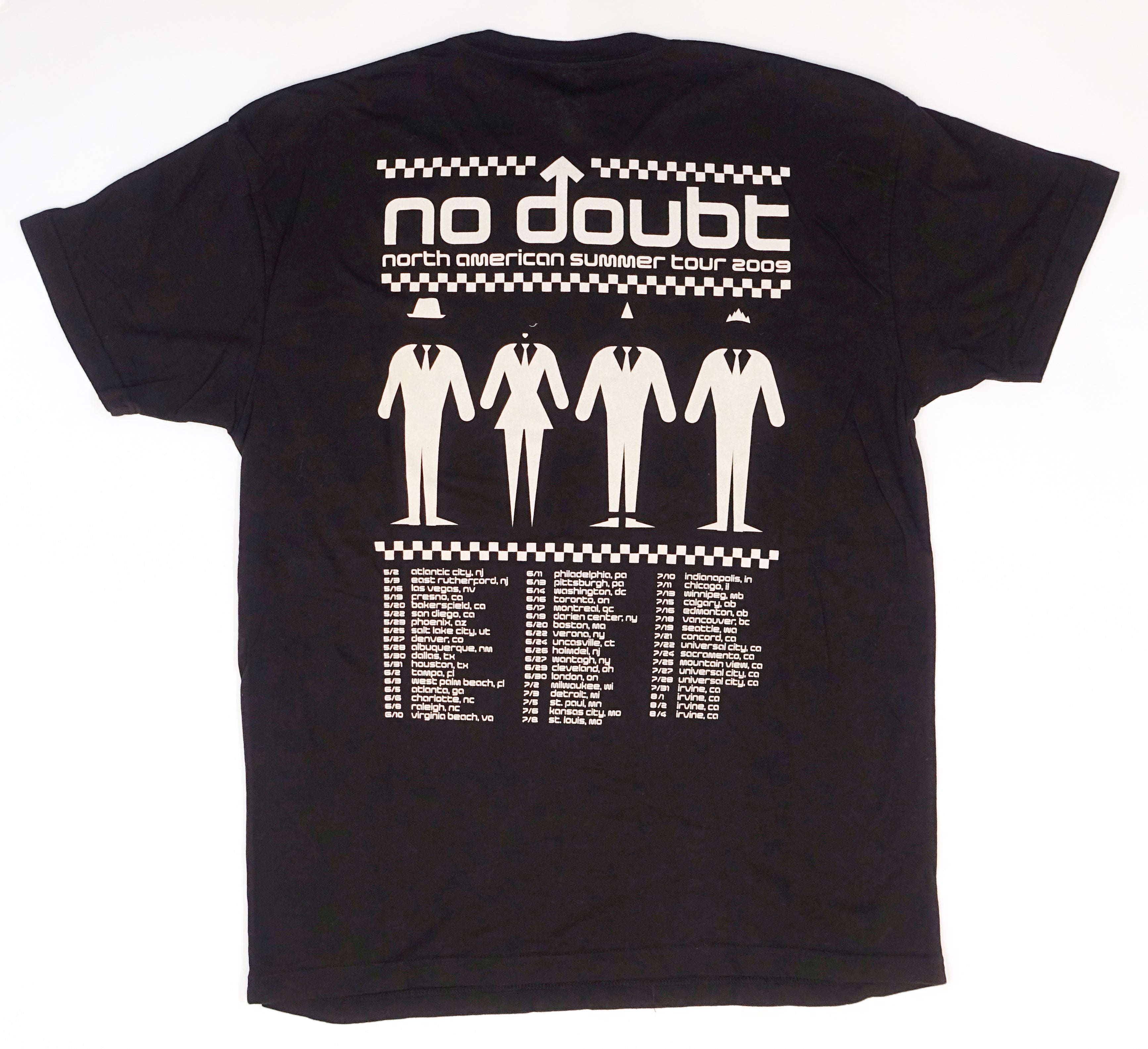 No Doubt - North American Summer 2009 Tour Shirt Size Large