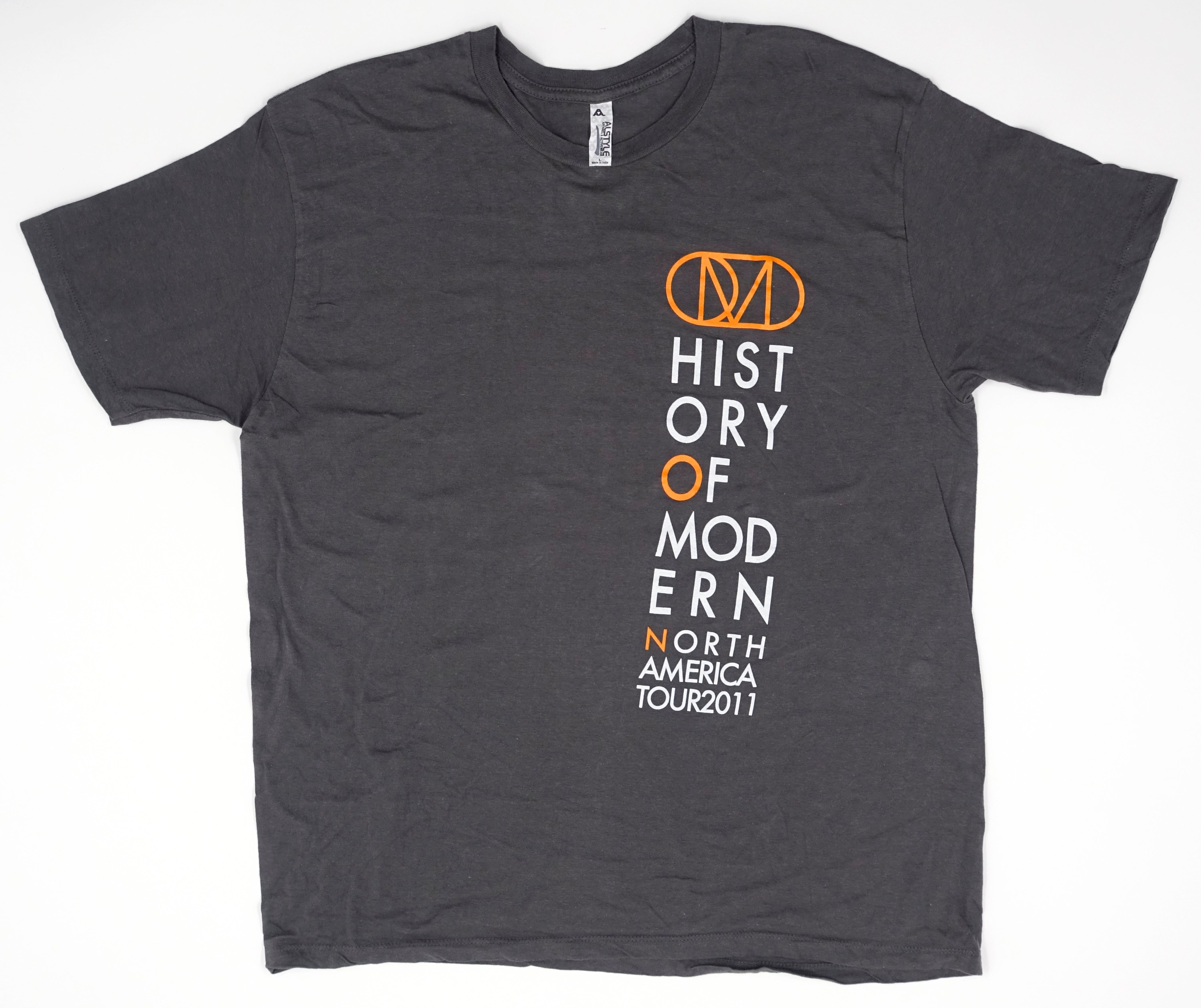 Orchestral Manoeuvres In The Dark (OMD) - History Of Modern 2011 North American Tour Shirt Size Large
