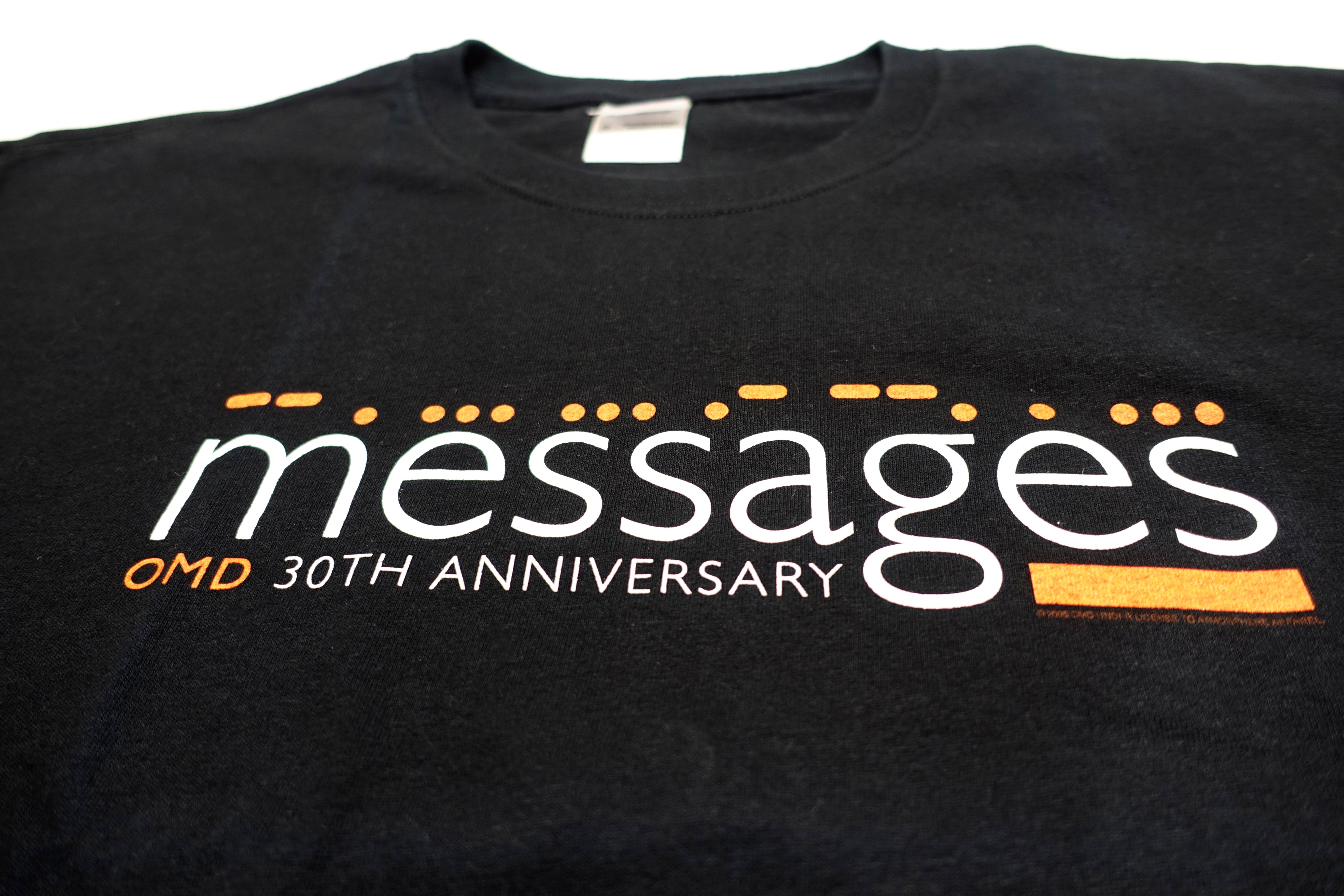 Orchestral Manoeuvres In The Dark (OMD) - Messages 30th Anniversary 2008 UK Tour Shirt Size Large