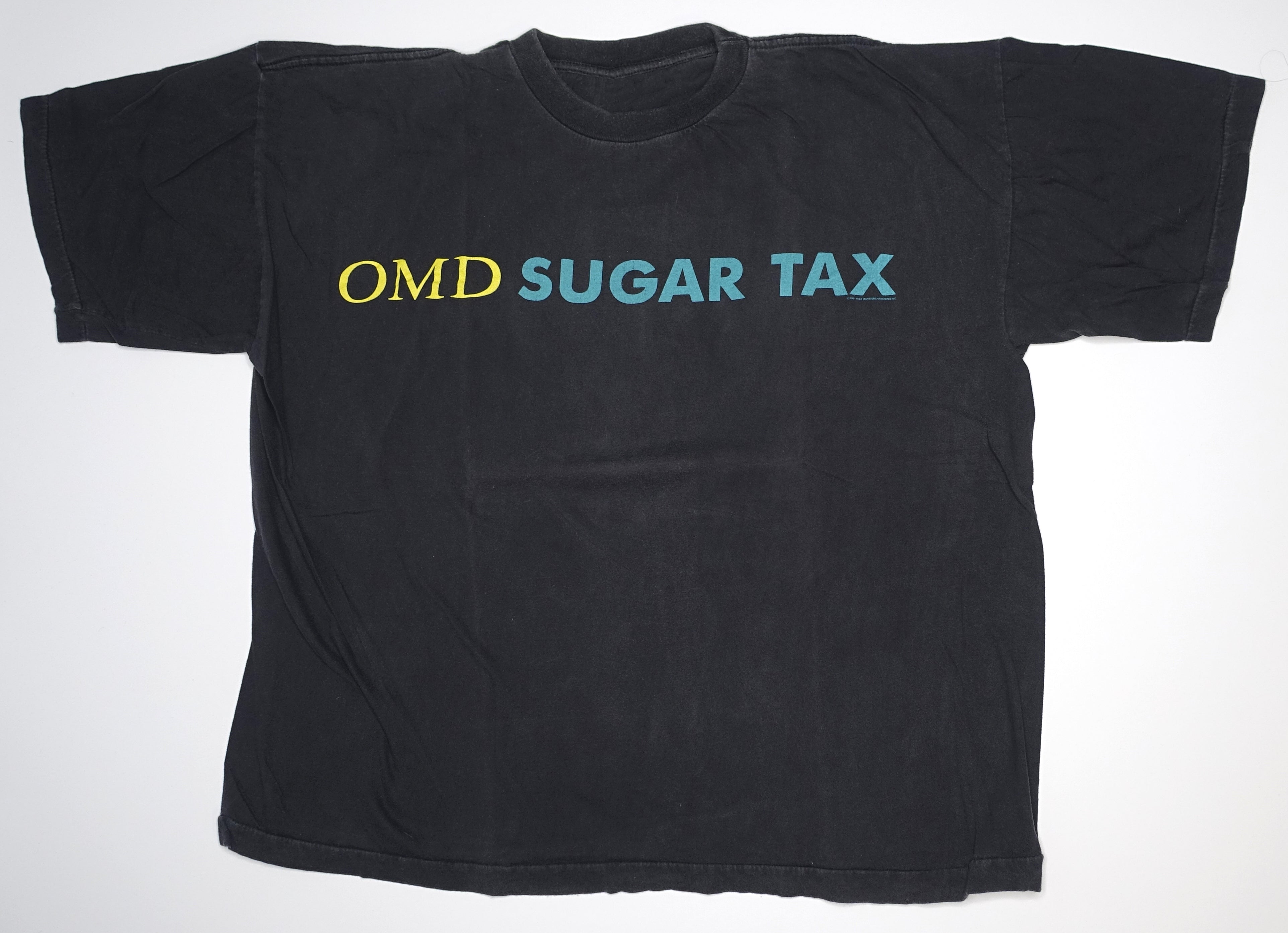 Orchestral Manoeuvres In The Dark (OMD) - Sugar Tax 1991 UK Tour Shirt Size XL