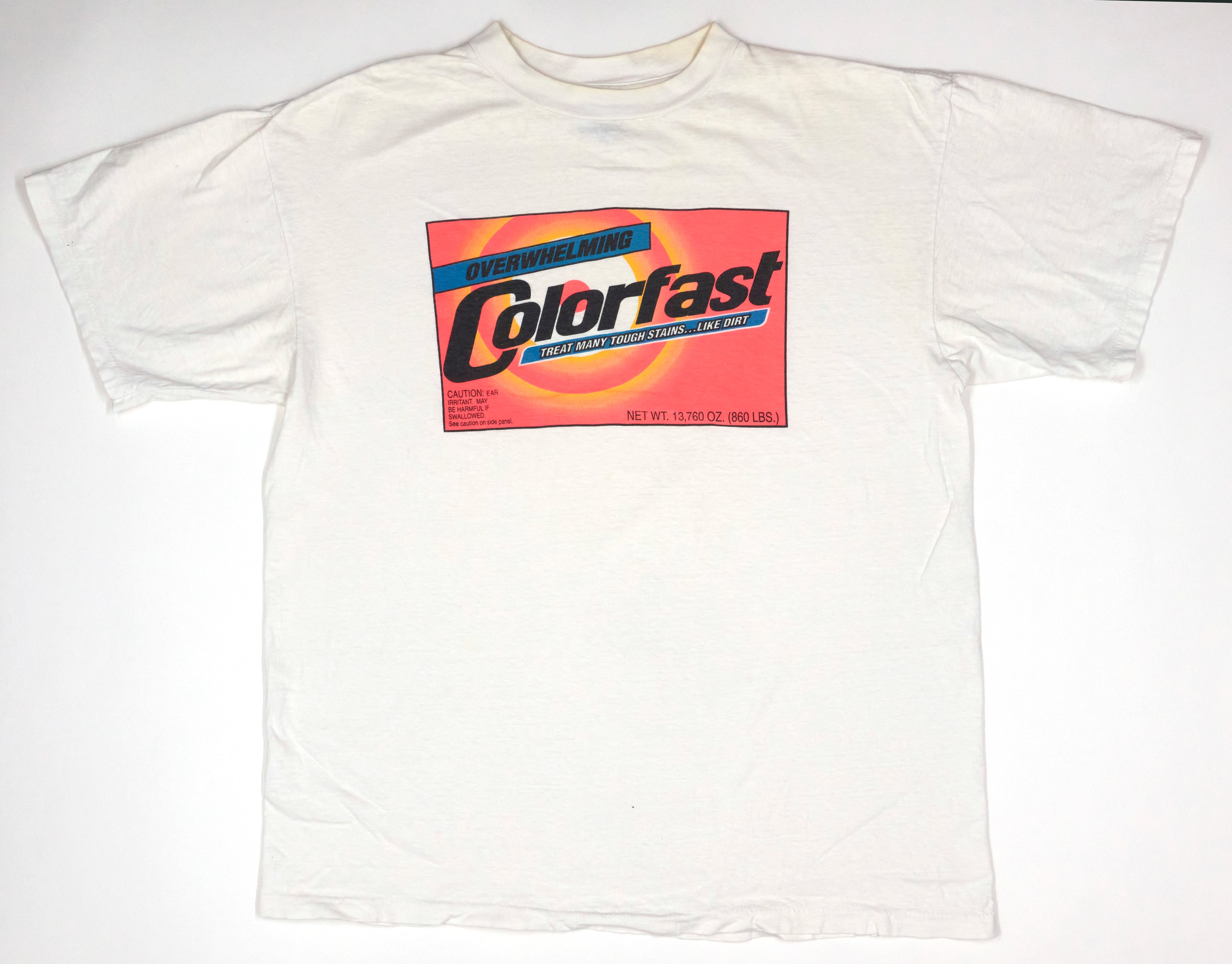 Overwhelming Colorfast - Tide Logo 90's Tour Shirt Size XL