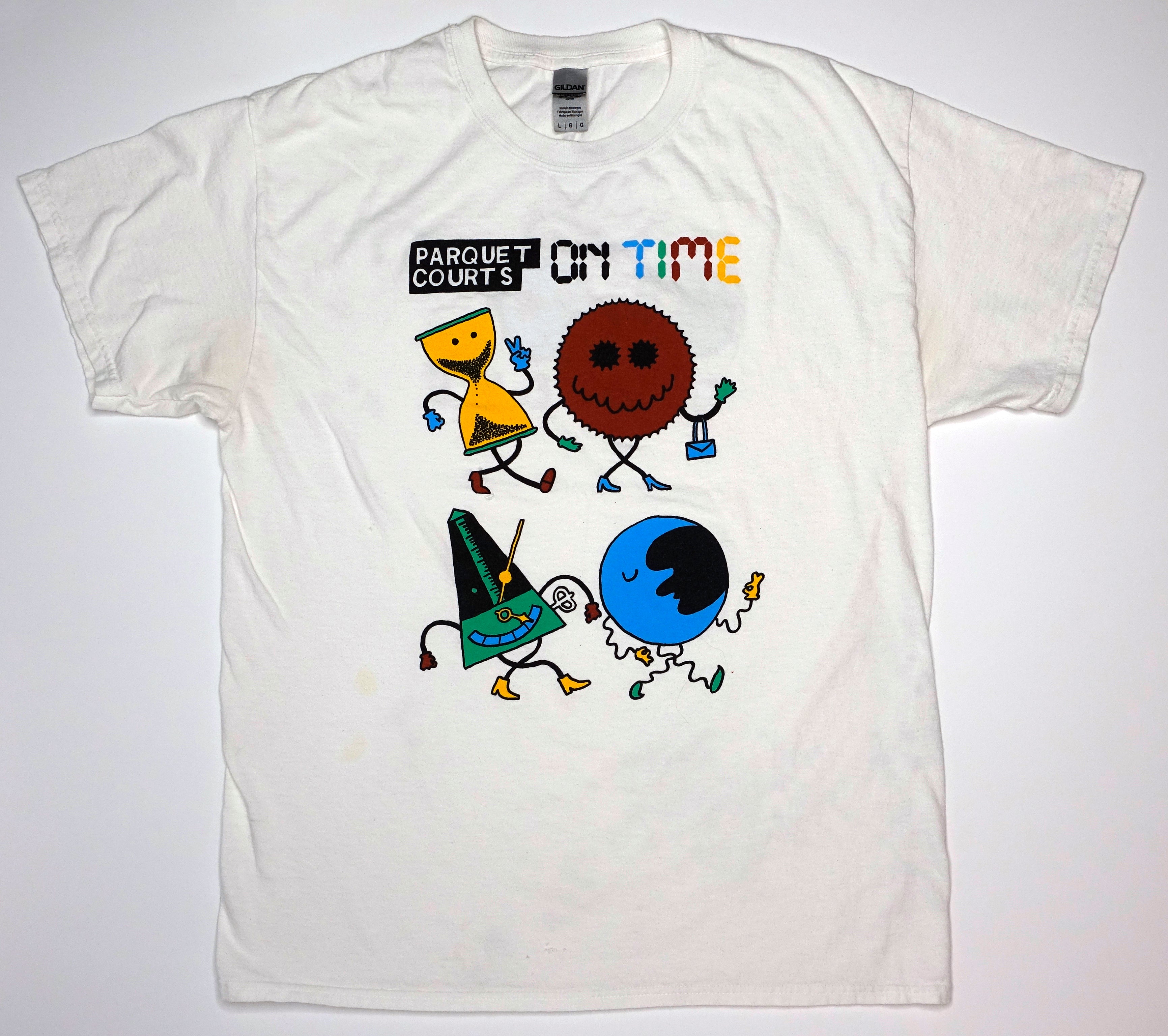 Parquet Courts - On Time 2021 Live Stream Shirt Size Large