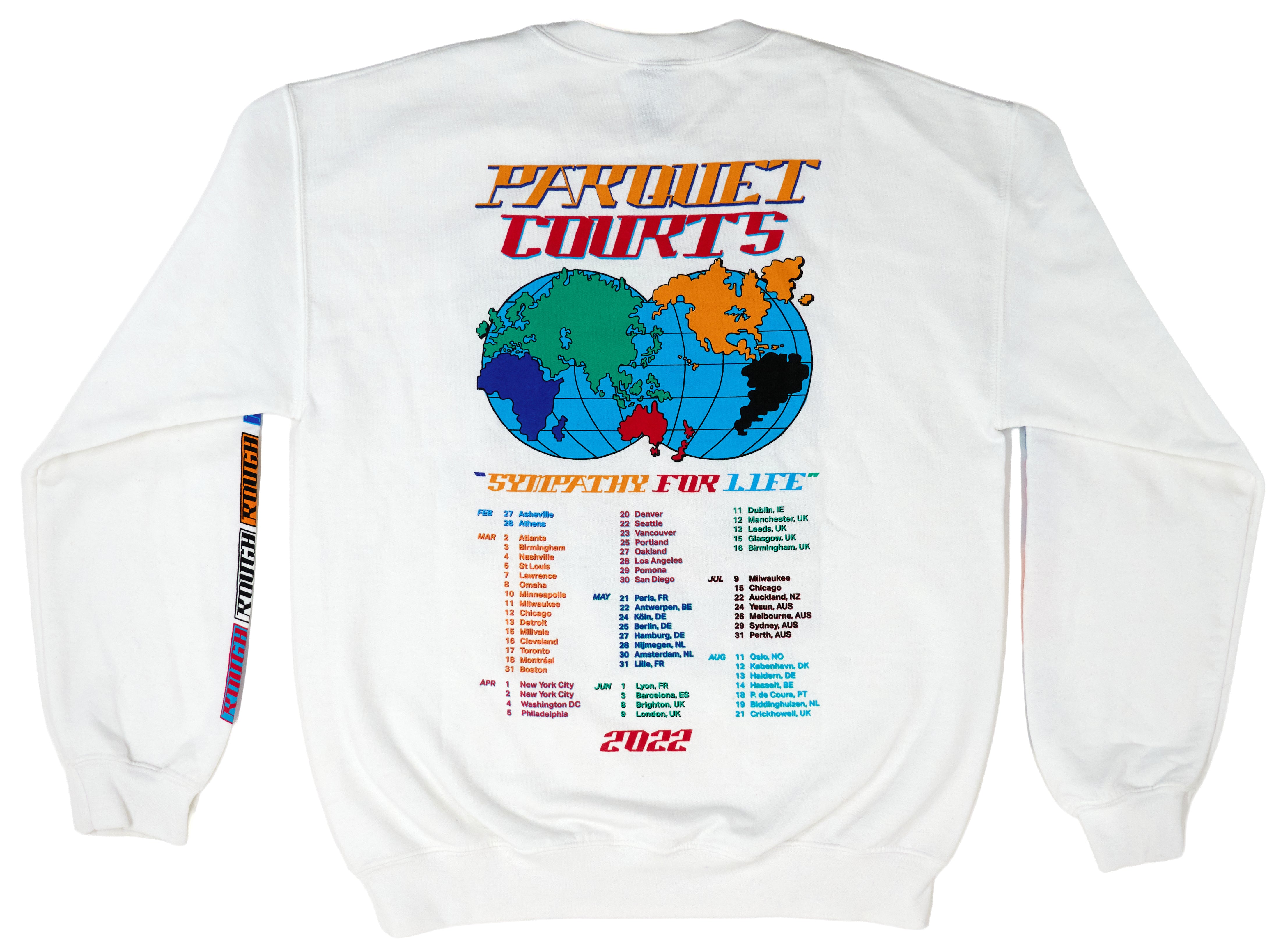 Parquet Courts - Sympathy For Life 2022 World Tour Sweat Shirt Size Medium (Copy)