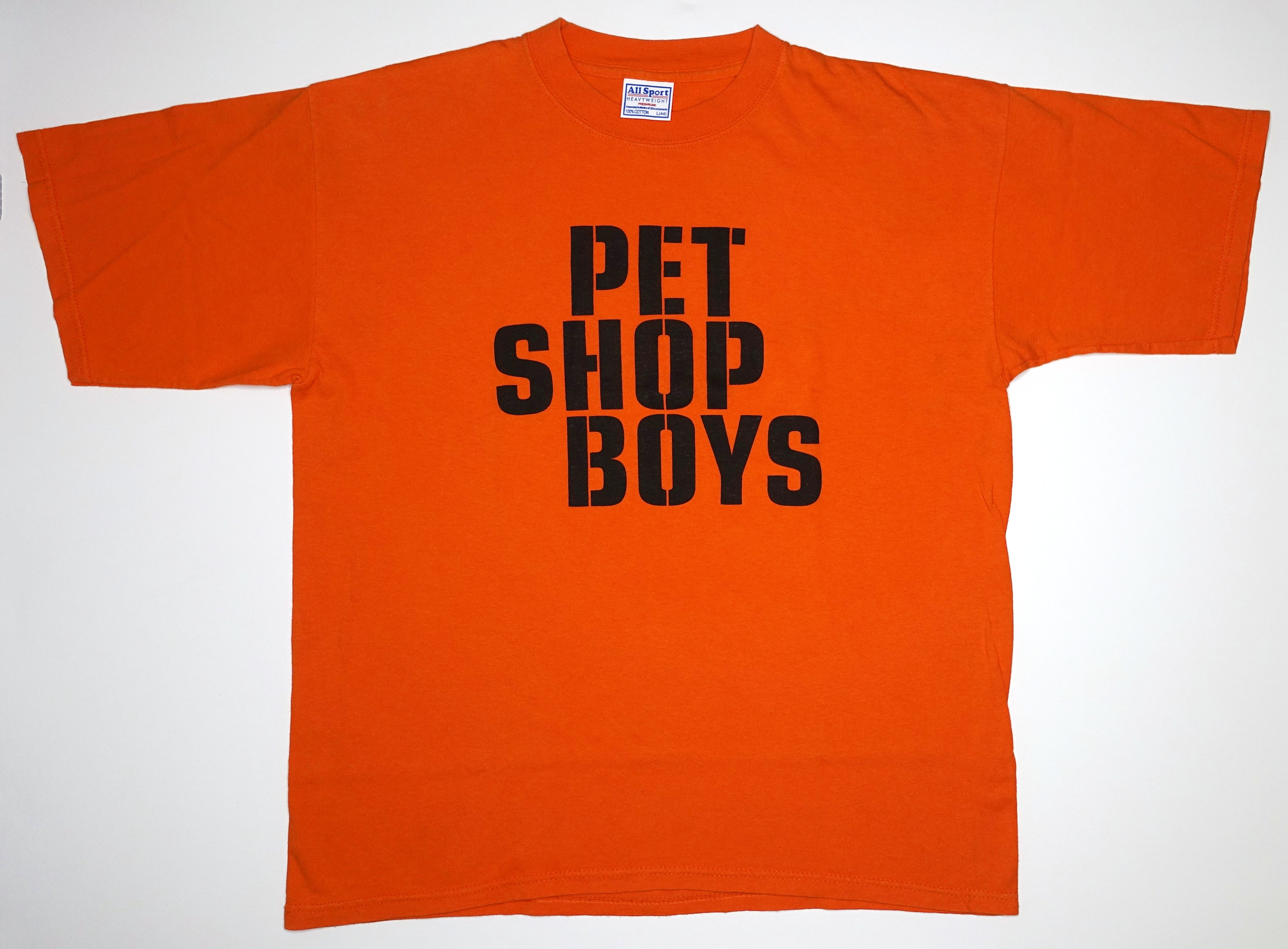Pet Shop Boys – Home And Dry 2002 Tour Shirt Size Large